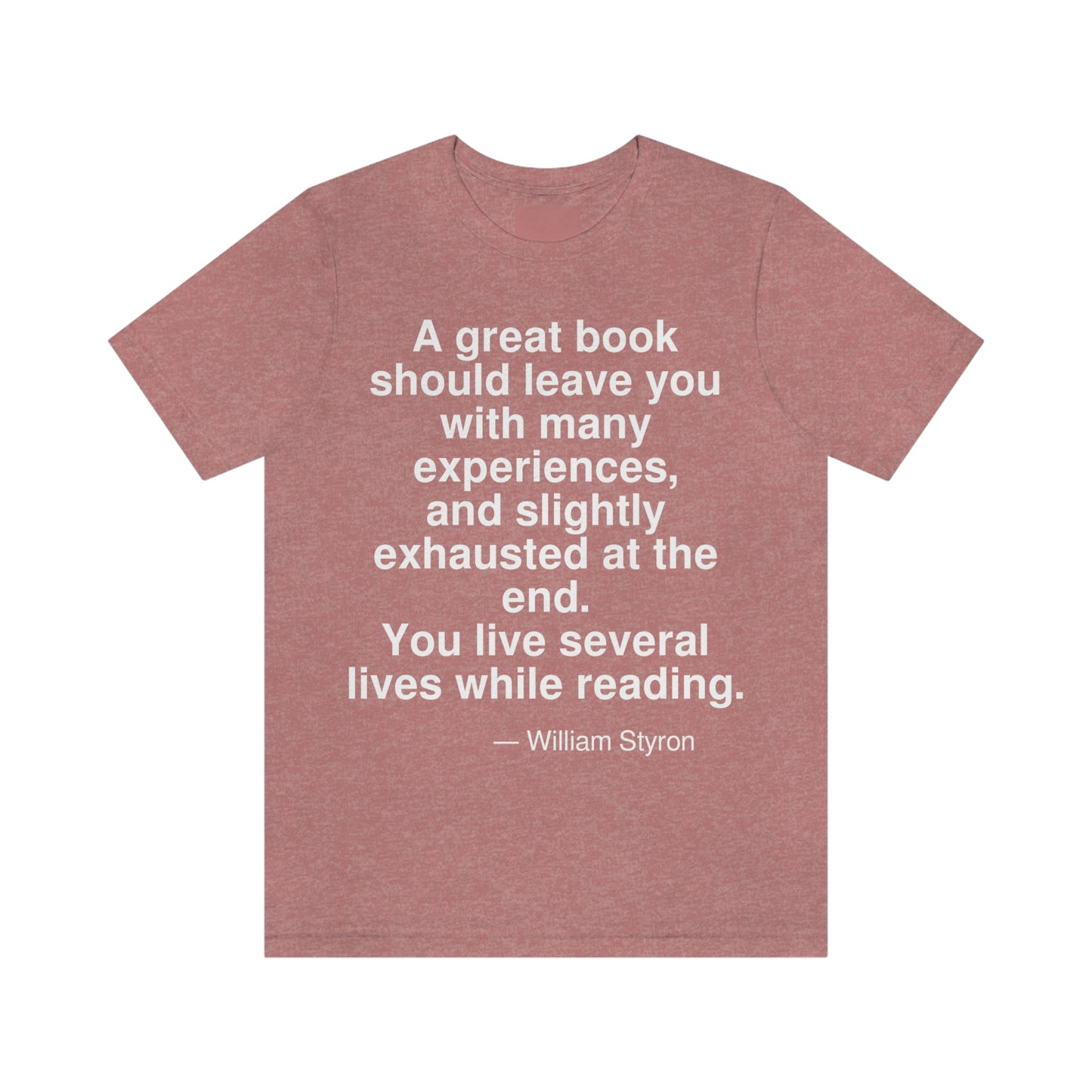 Styron Book Aa adult t-shirt