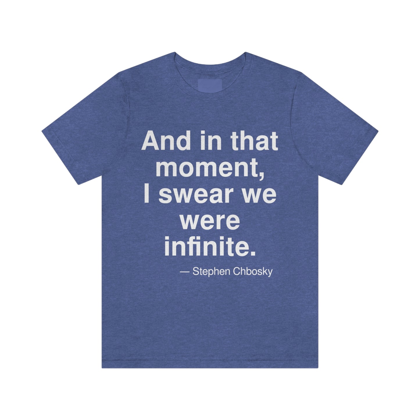 Chbosky Infinite Aa adult t-shirt