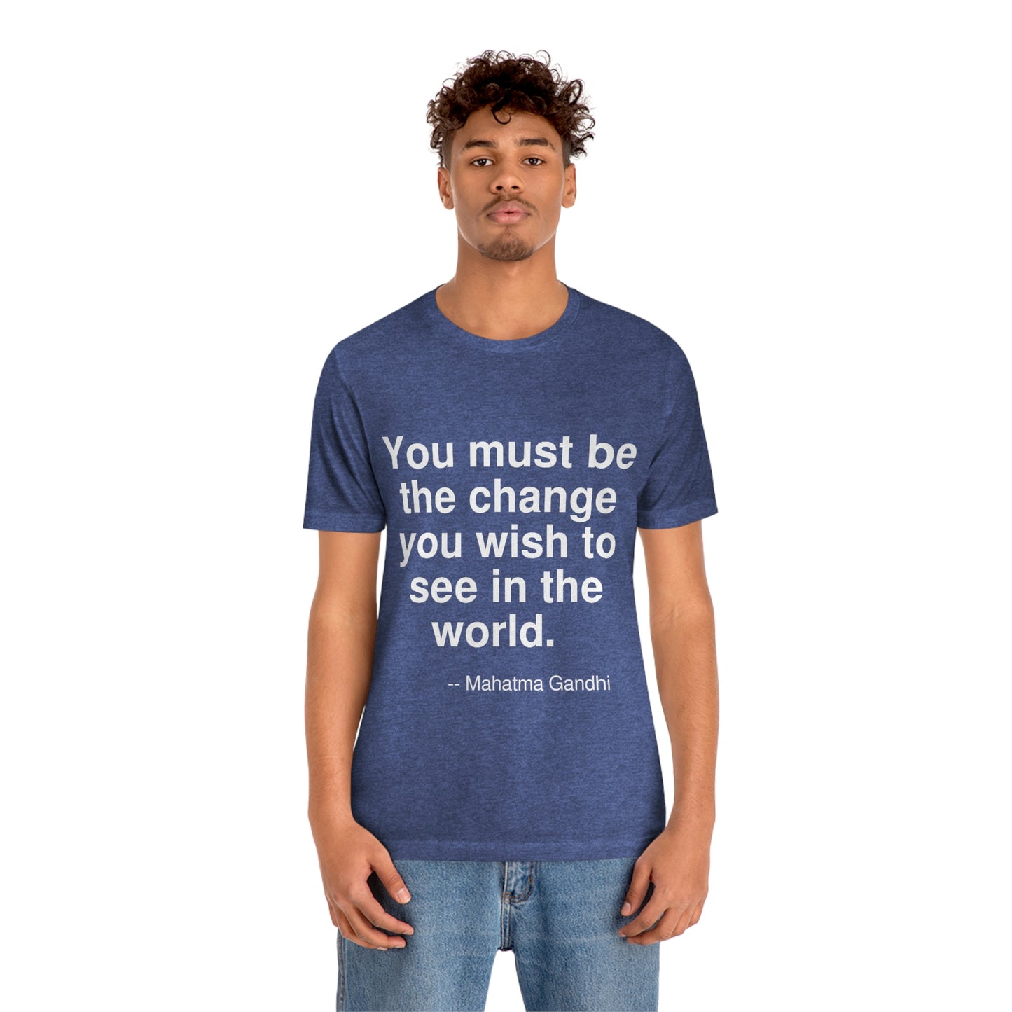 Gandhi Change Aa adult t-shirt