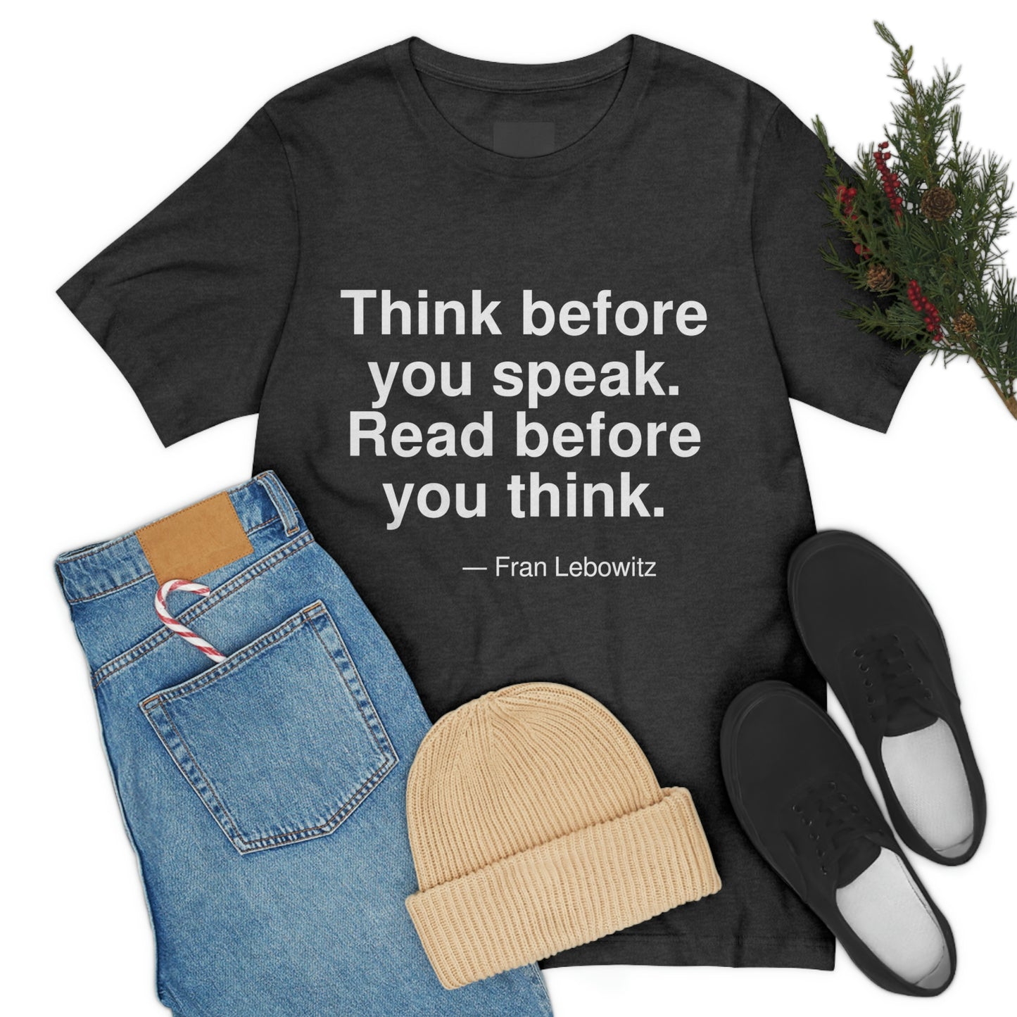 Lebowitz Think Aa adult t-shirt