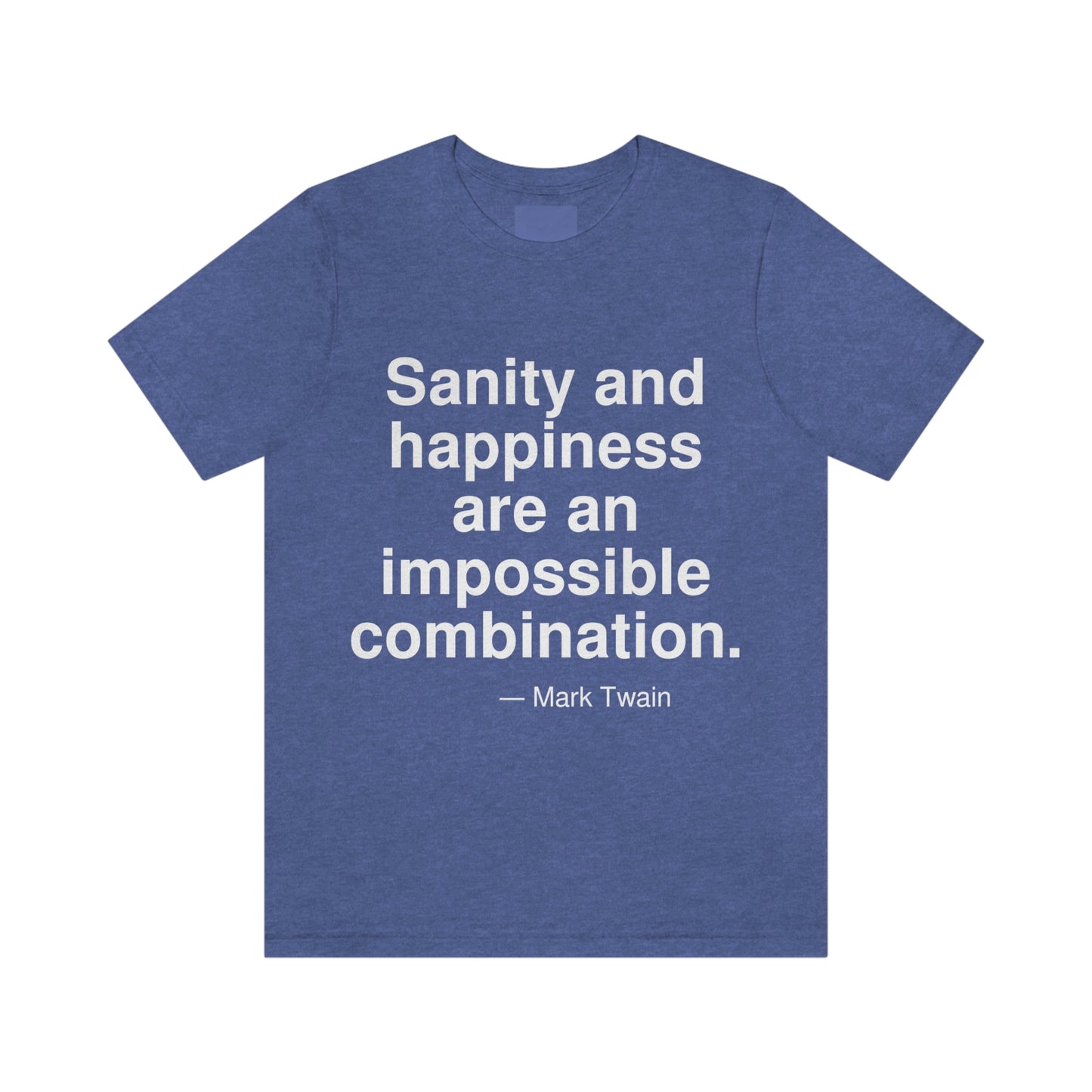 Twain Sanity Aa adult t-shirt