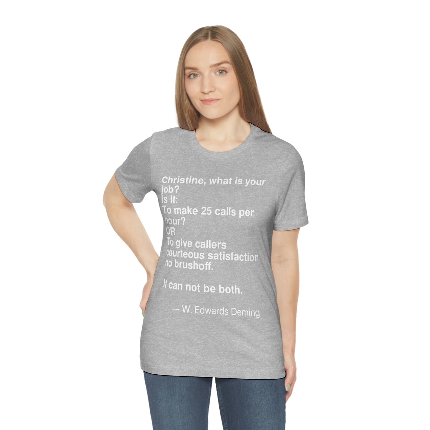 Deming Job Aa adult t-shirt