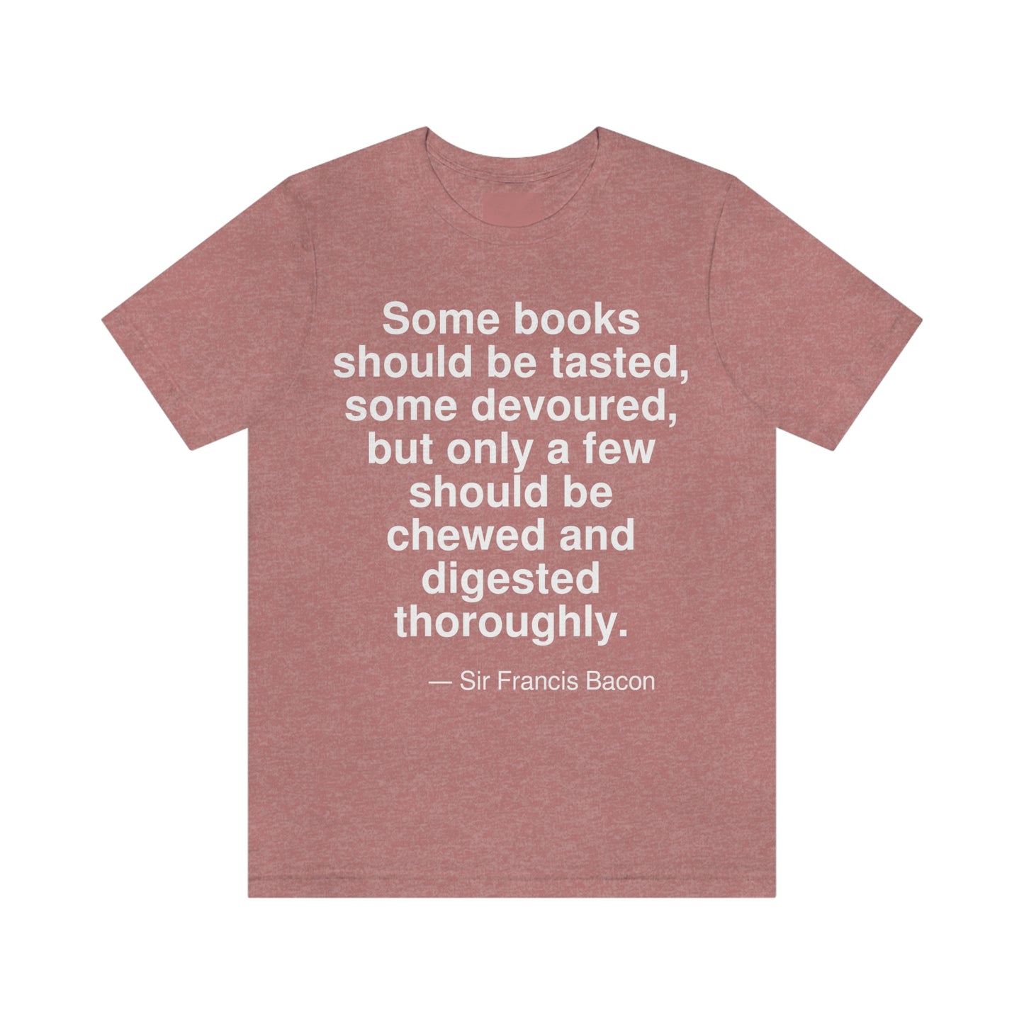 Bacon Books Aa adult t-shirt