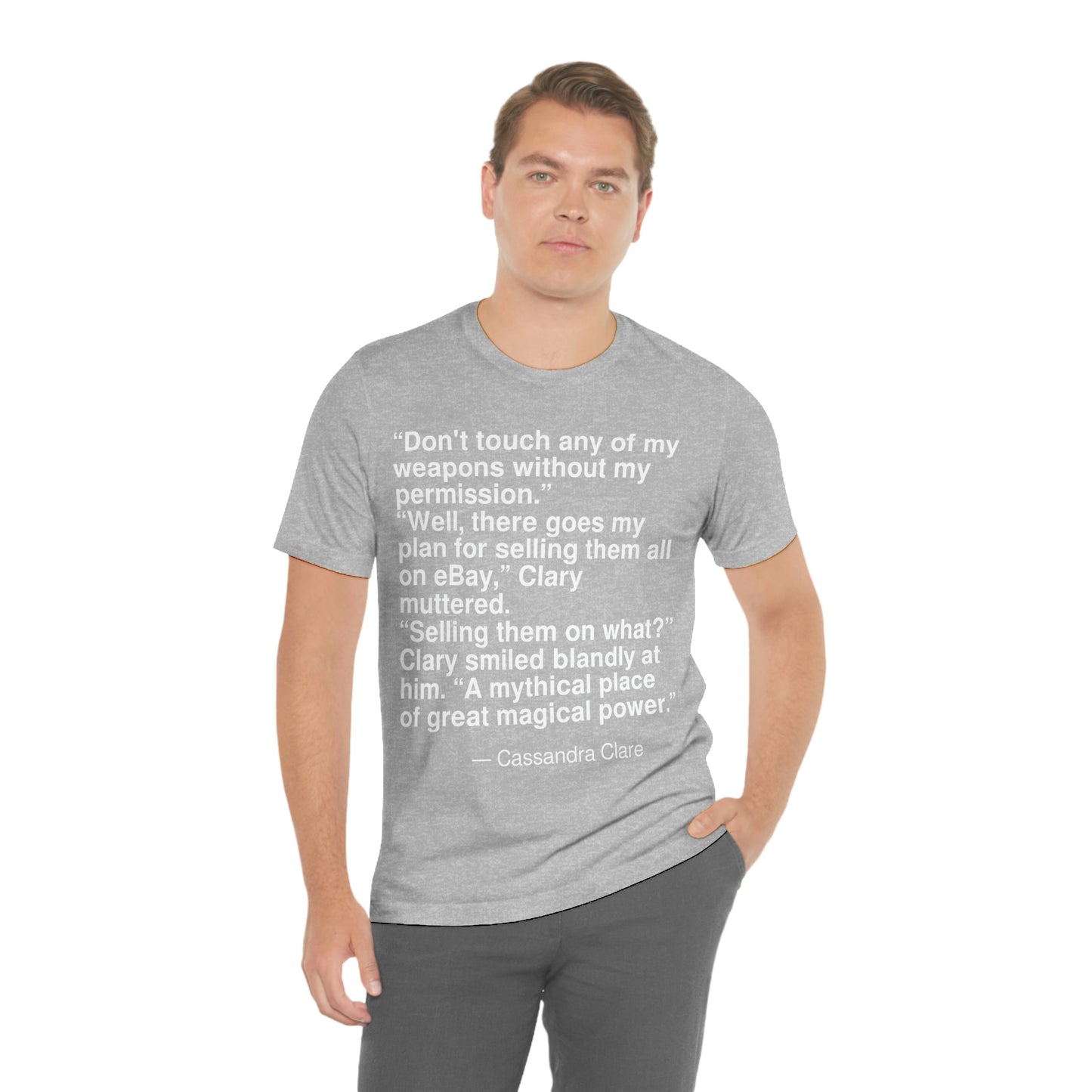 Clare Weapons Aa adult t-shirt