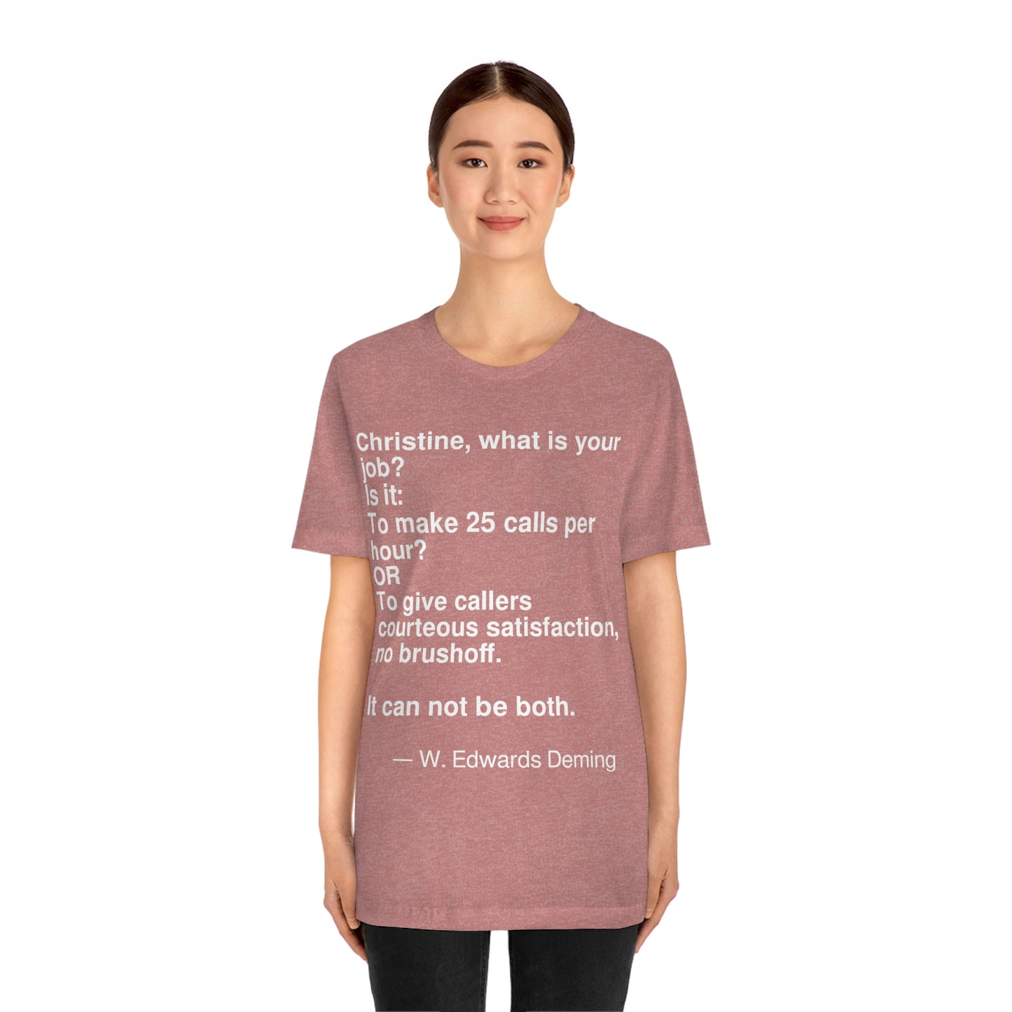 Deming Job Aa adult t-shirt