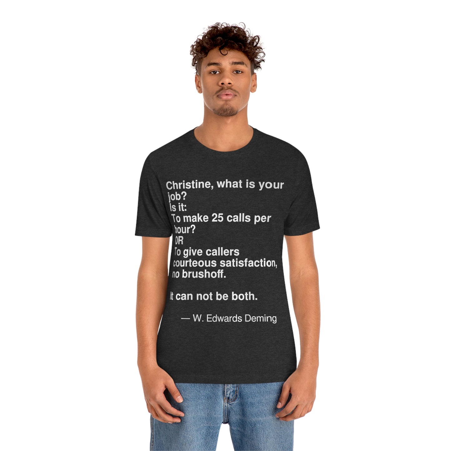 Deming Job Aa adult t-shirt