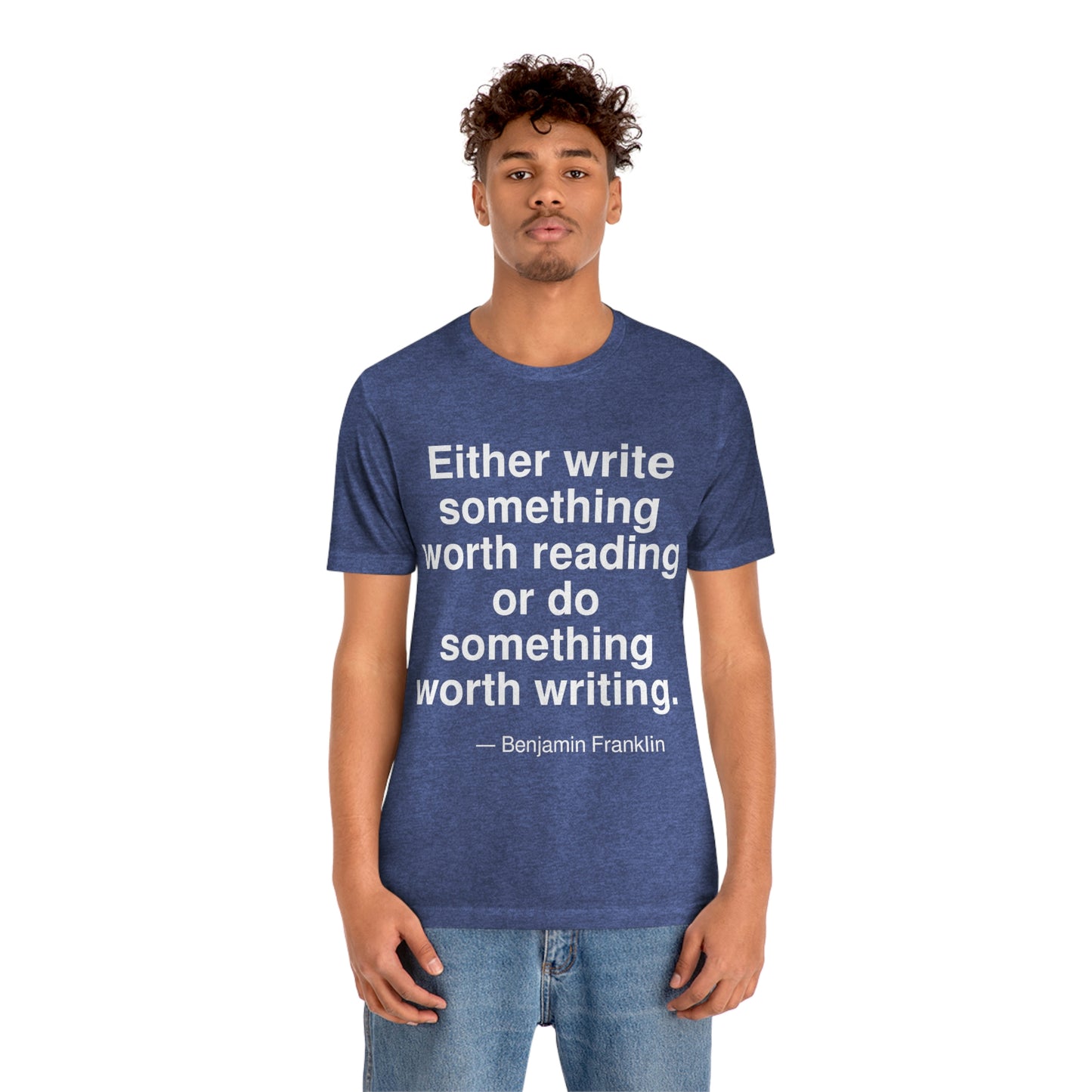 Franklin Something Aa adult t-shirt