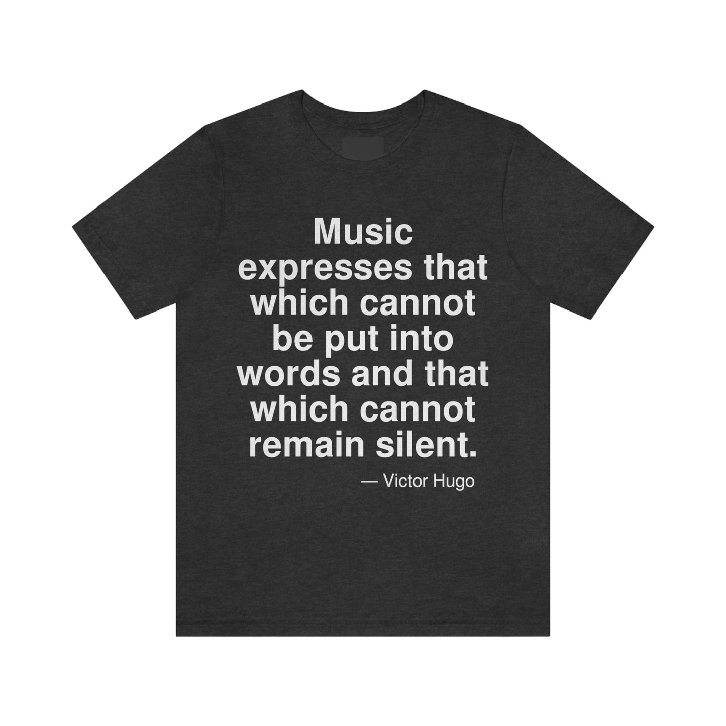 Hugo Music Aa adult t-shirt