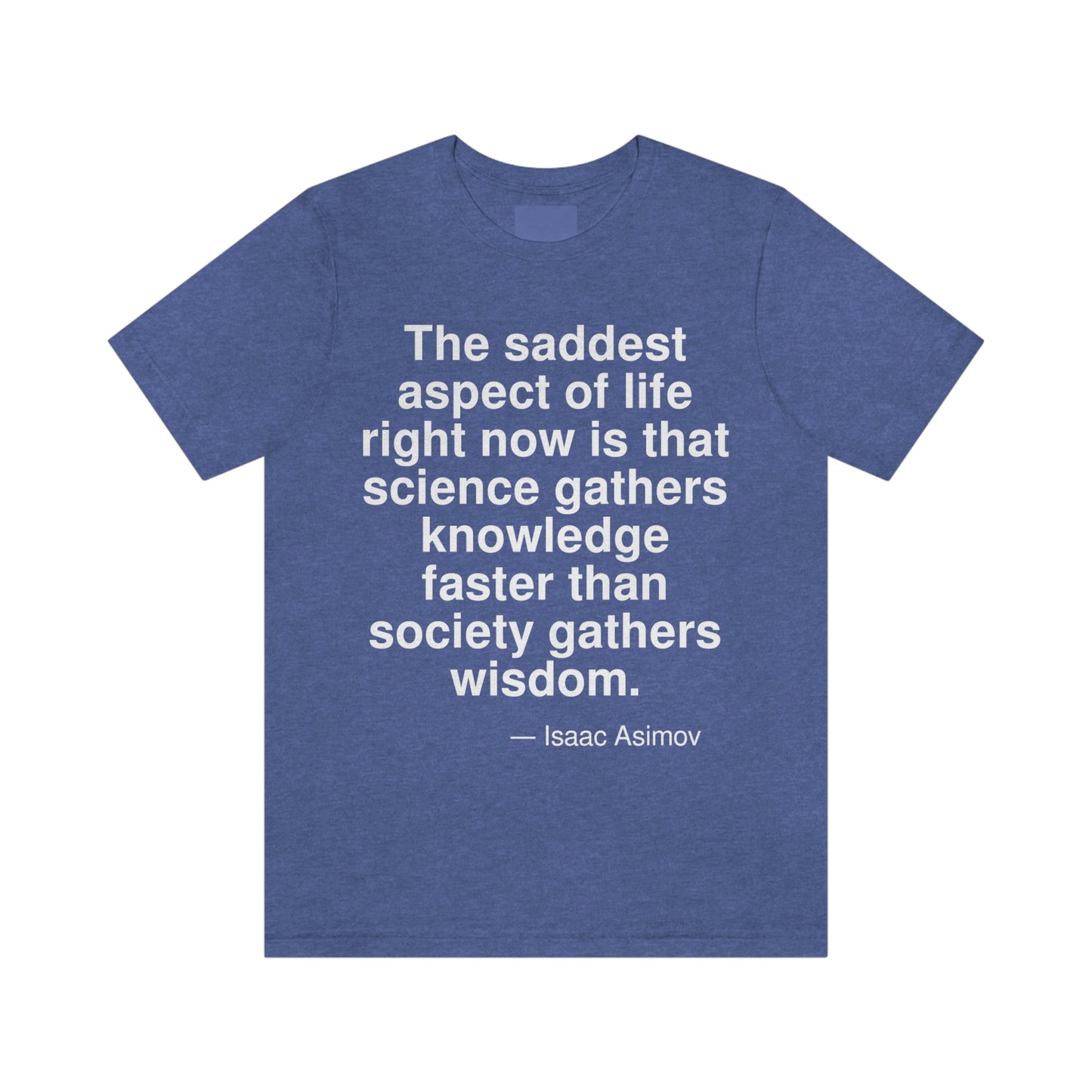 Asimov Wisdom Aa adult t-shirt