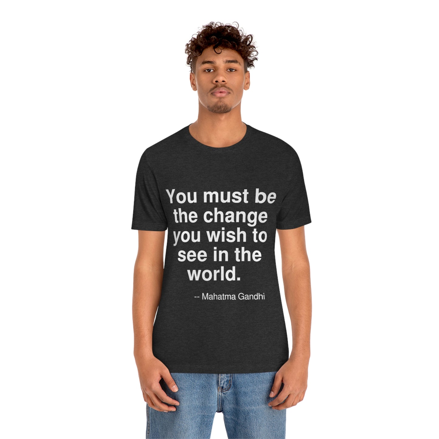 Gandhi Change Aa adult t-shirt