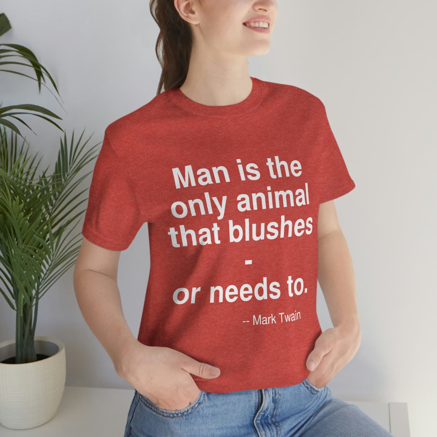 Twain Blushes Aa adult t-shirt