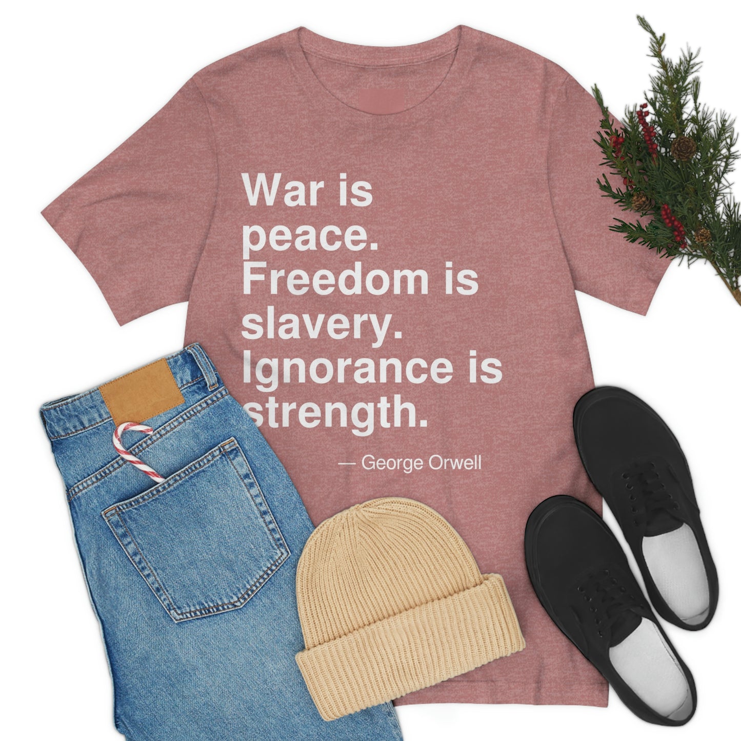 Orwell War Aa adult t-shirt