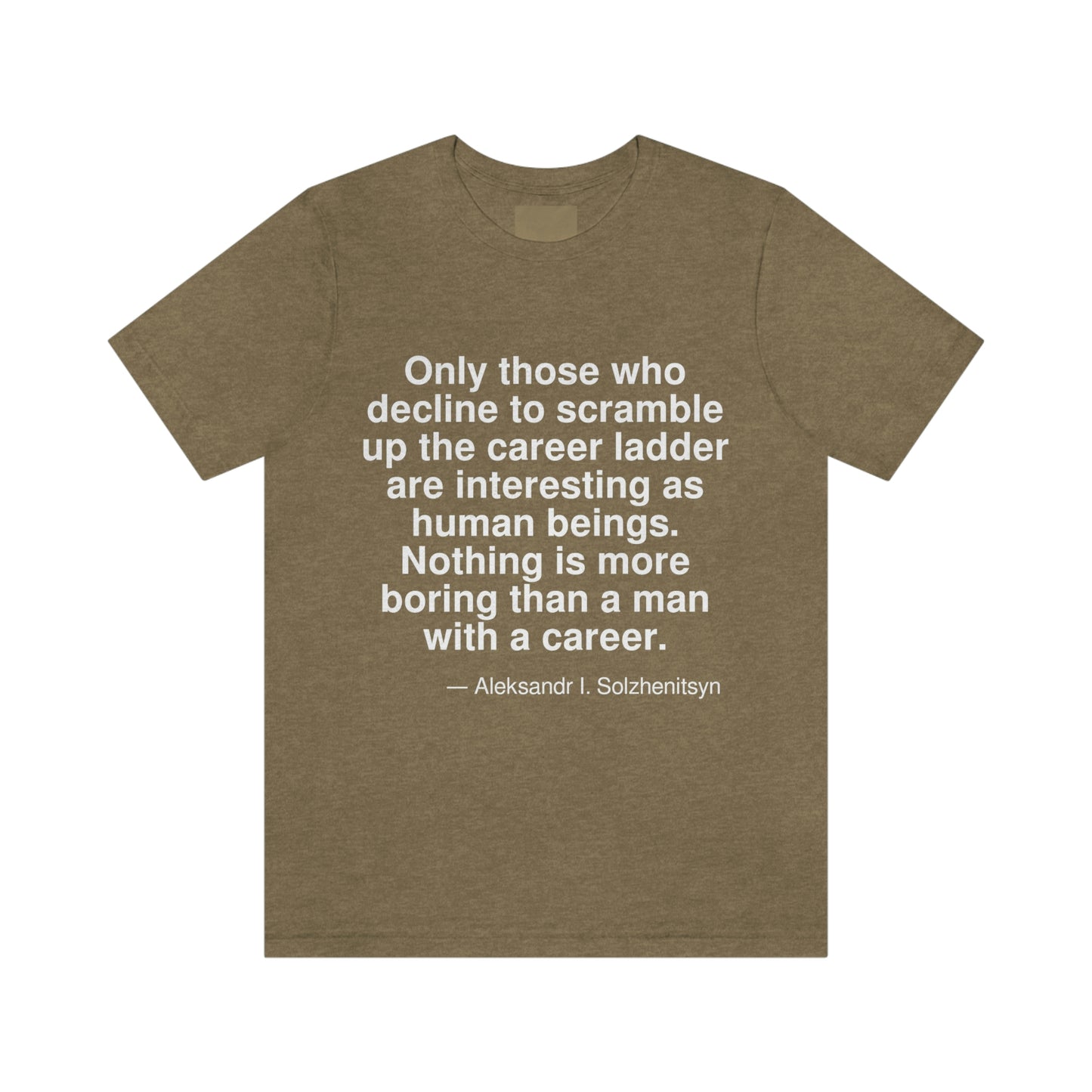 Solzhenitsyn Career Aa adult t-shirt