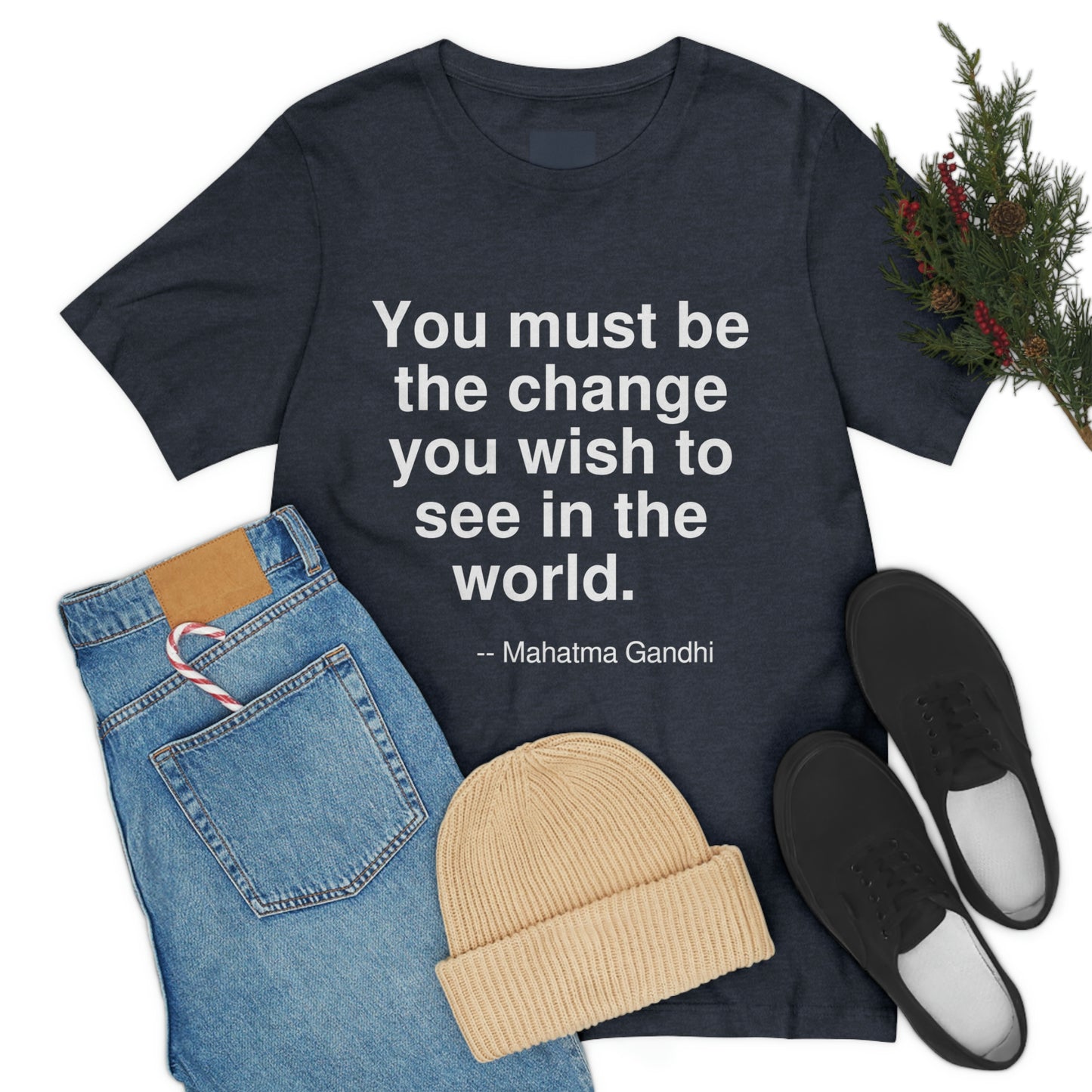 Gandhi Change Aa adult t-shirt