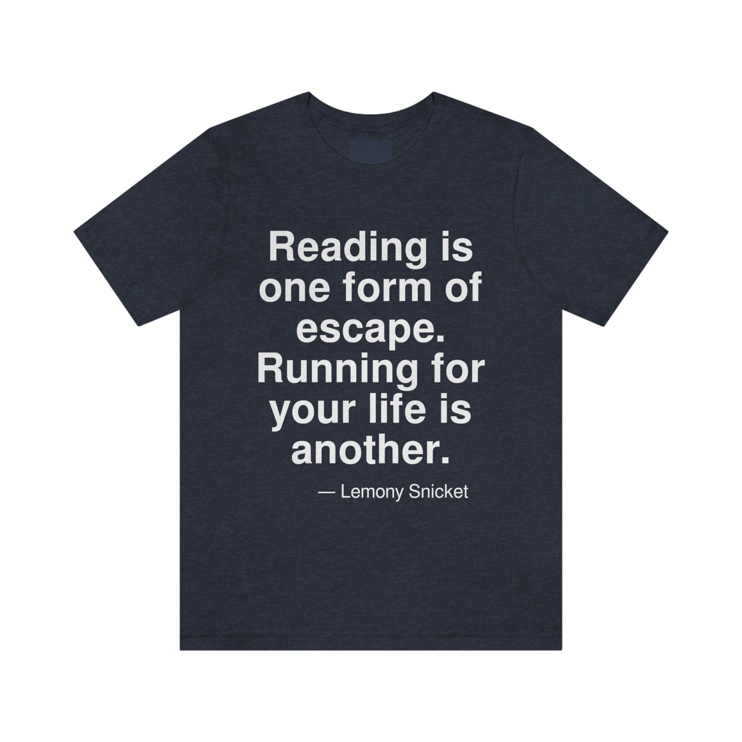 Snicket Reading Aa adult t-shirt