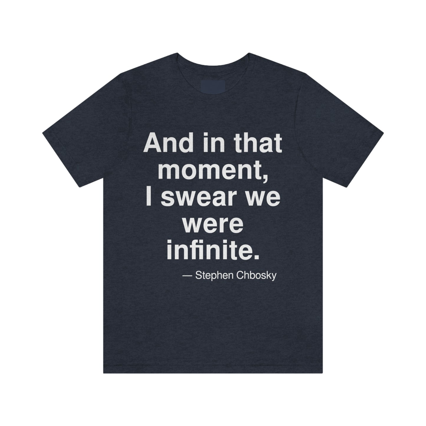 Chbosky Infinite Aa adult t-shirt