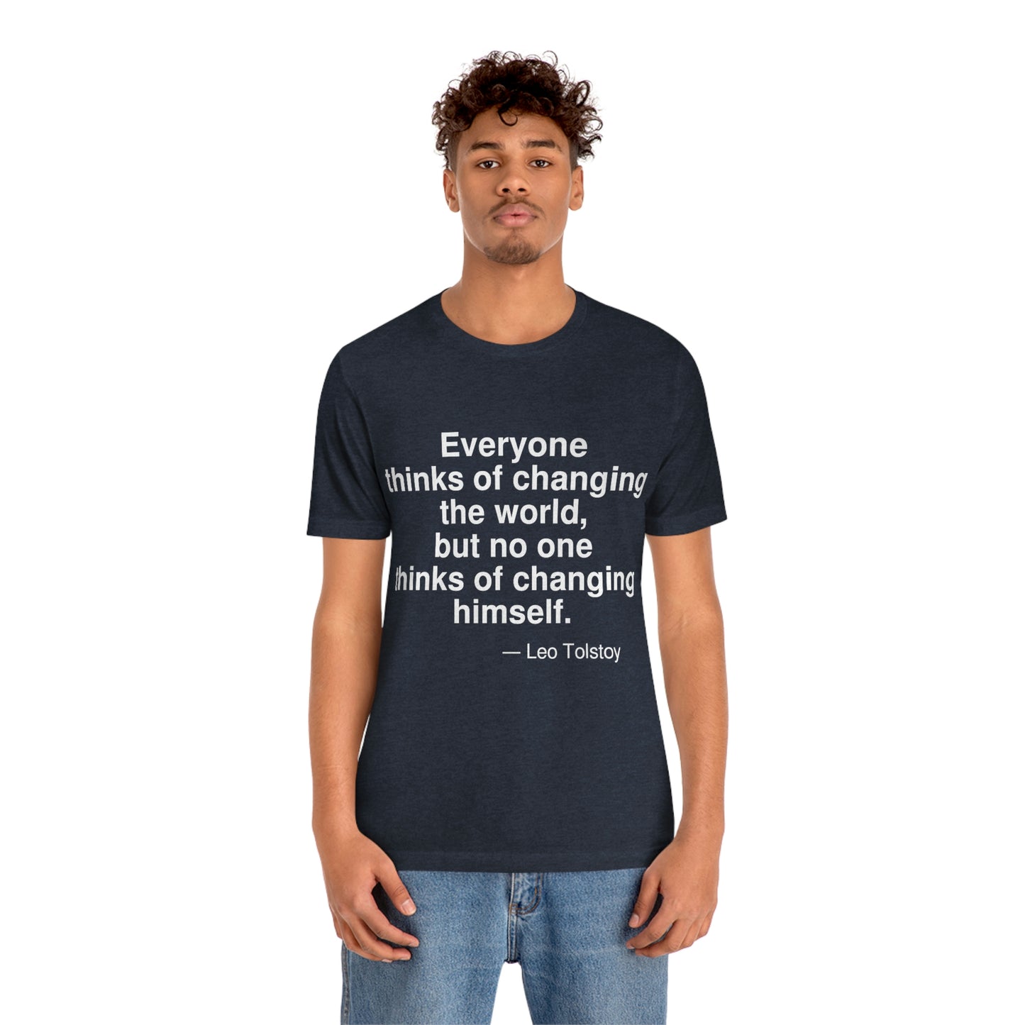 Tolstoy Changing Aa adult t-shirt