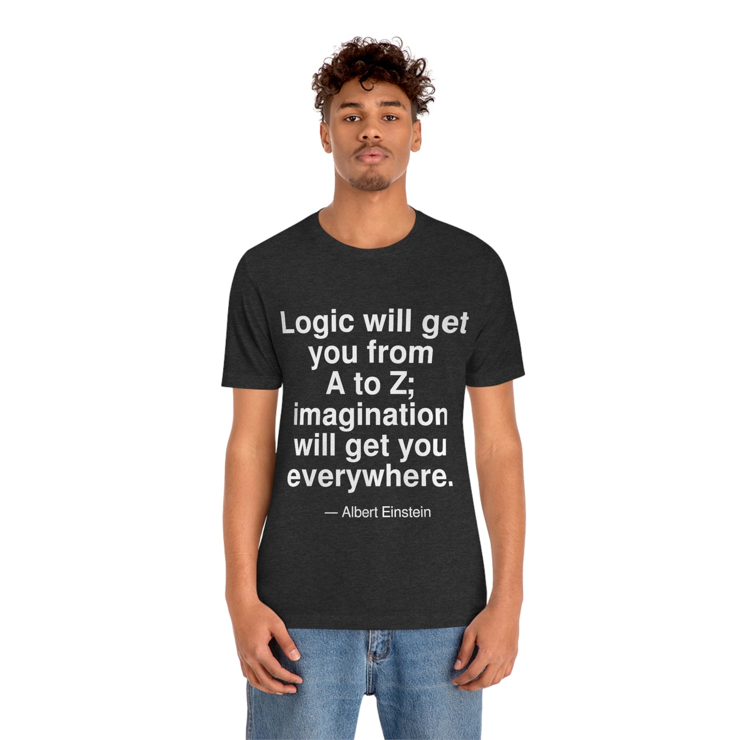 Einstein Logic Aa adult t-shirt