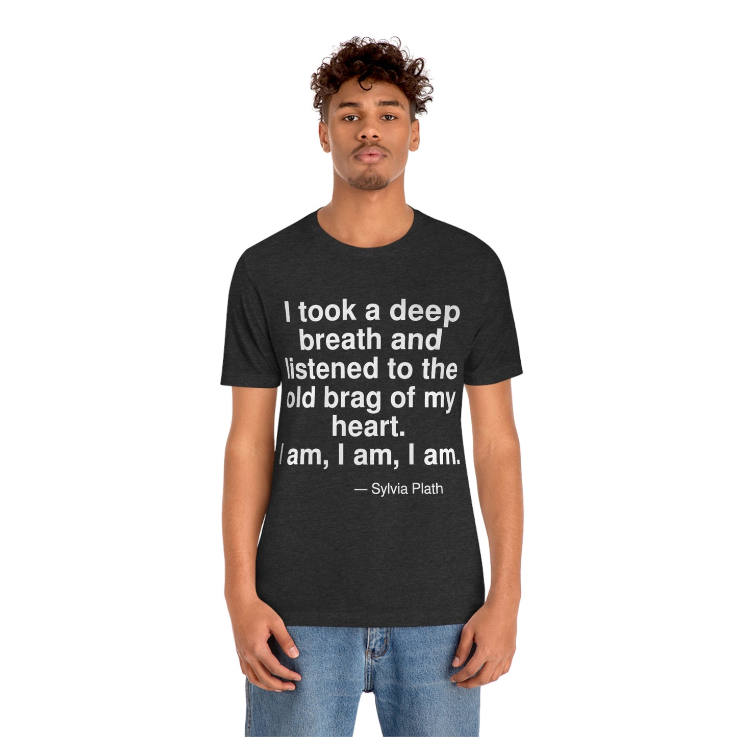 Plath Breath Aa adult t-shirt