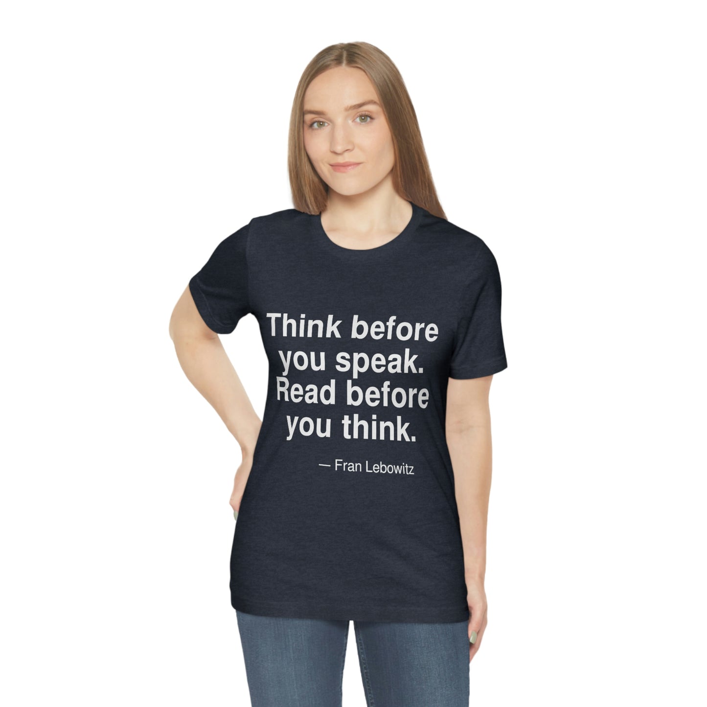 Lebowitz Think Aa adult t-shirt