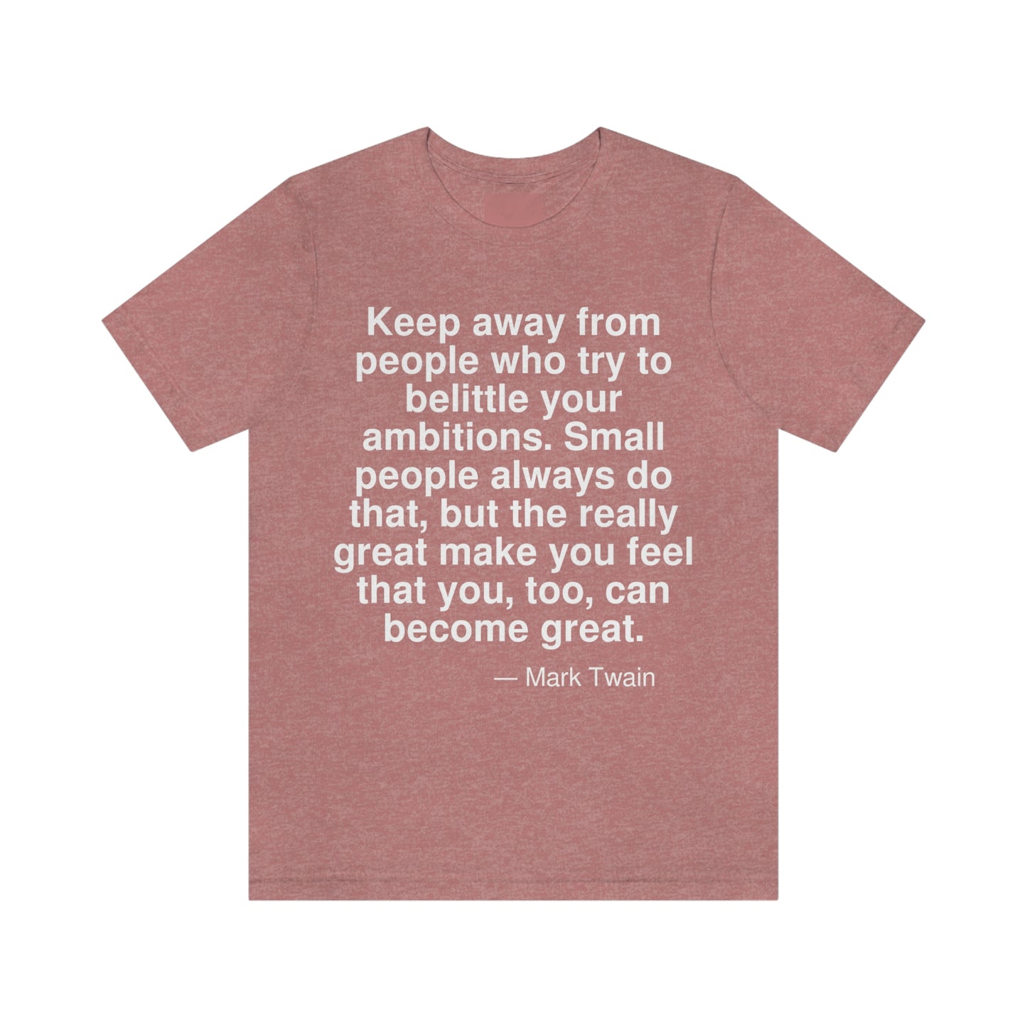 Twain Great Aa adult t-shirt