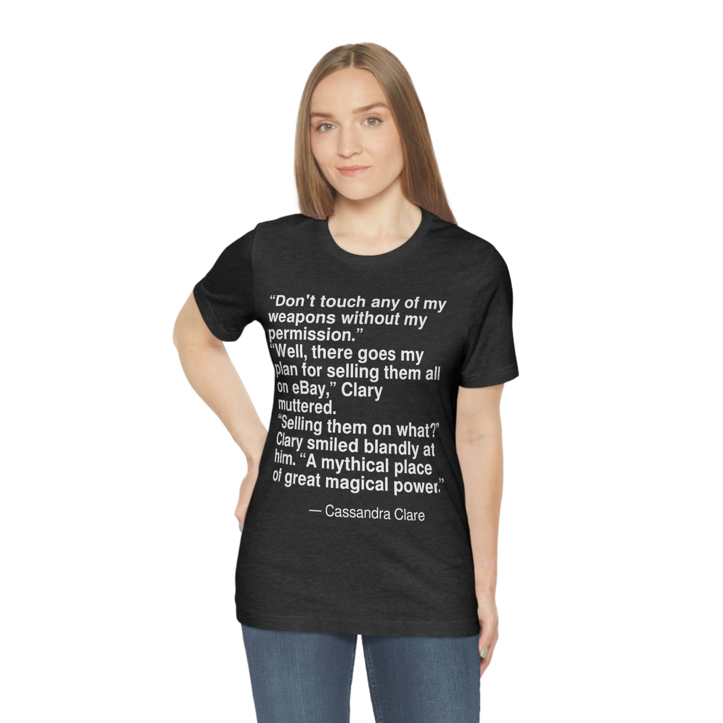 Clare Weapons Aa adult t-shirt