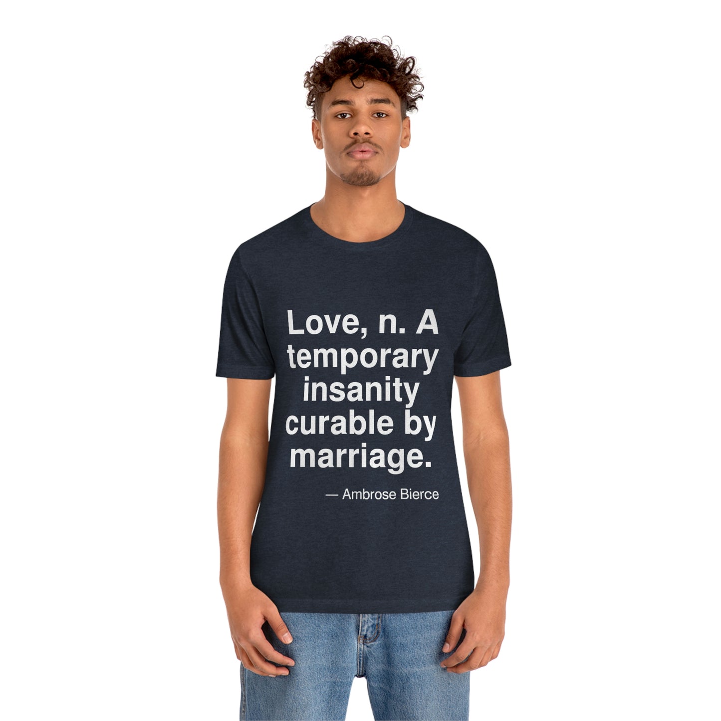 Bierce Love Aa adult t-shirt