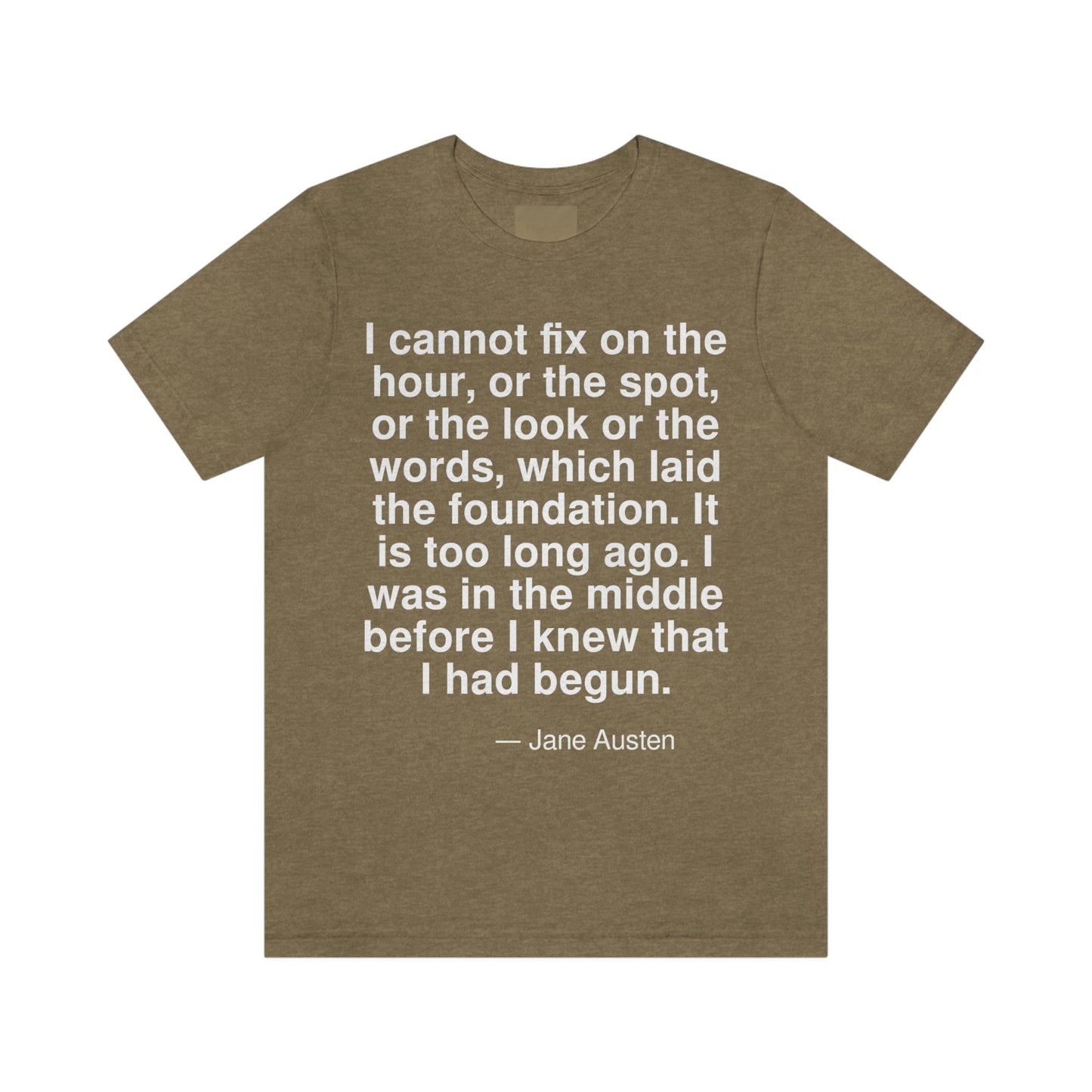 Austen Foundation Aa adult t-shirt