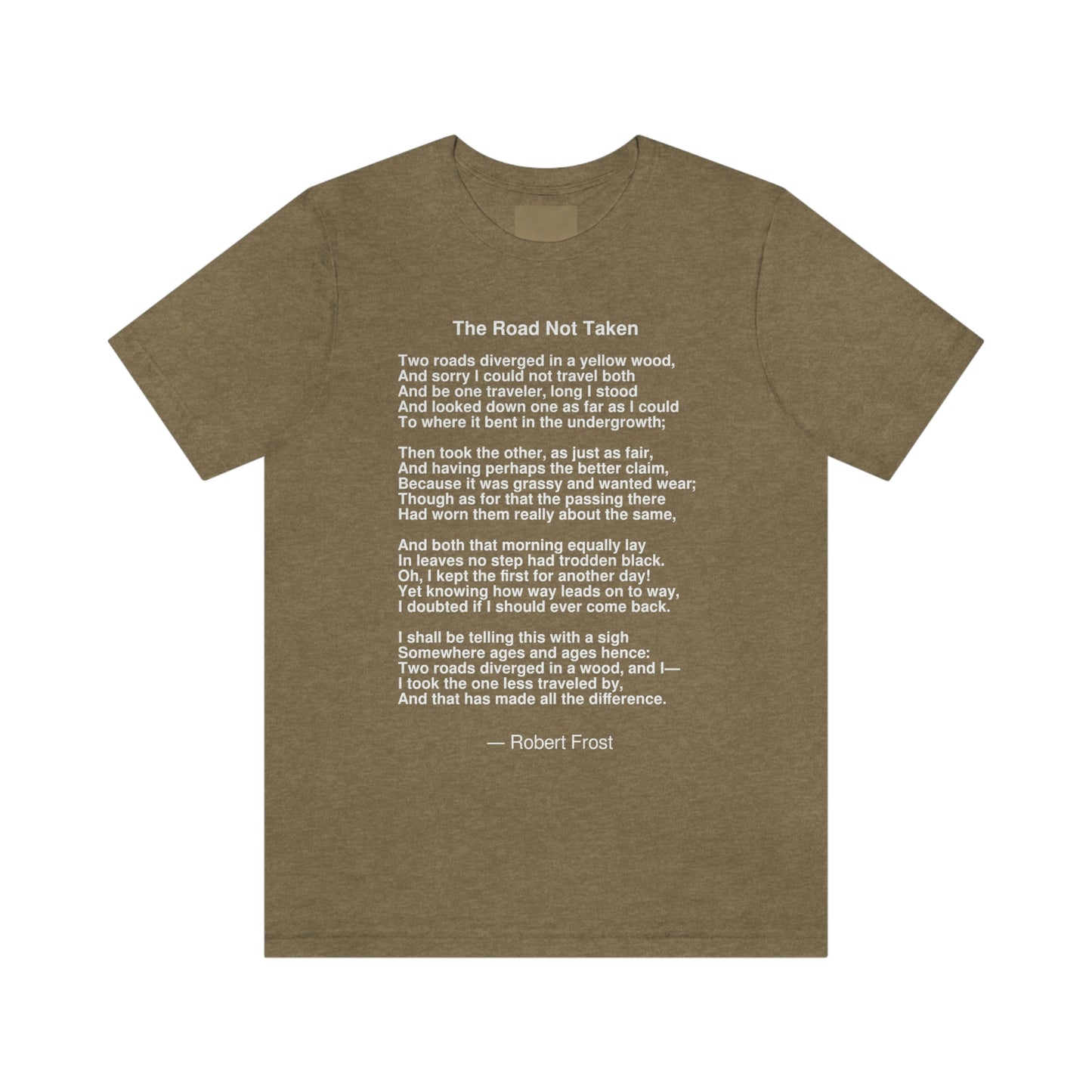 Frost Road Aa adult t-shirt