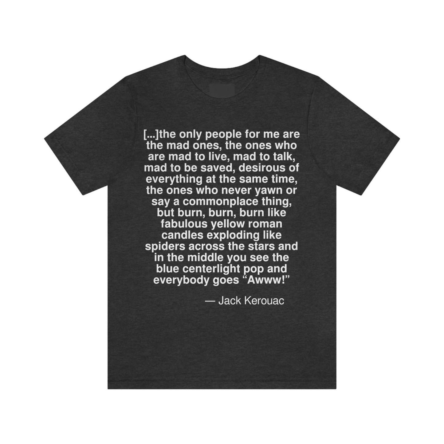 Kerouac People Aa adult t-shirt