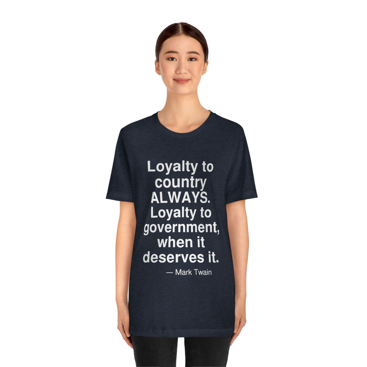 Twain Loyalty Aa adult t-shirt