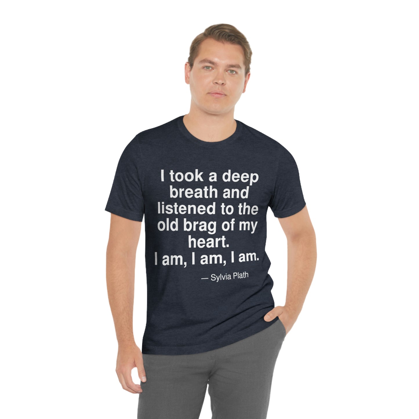 Plath Breath Aa adult t-shirt