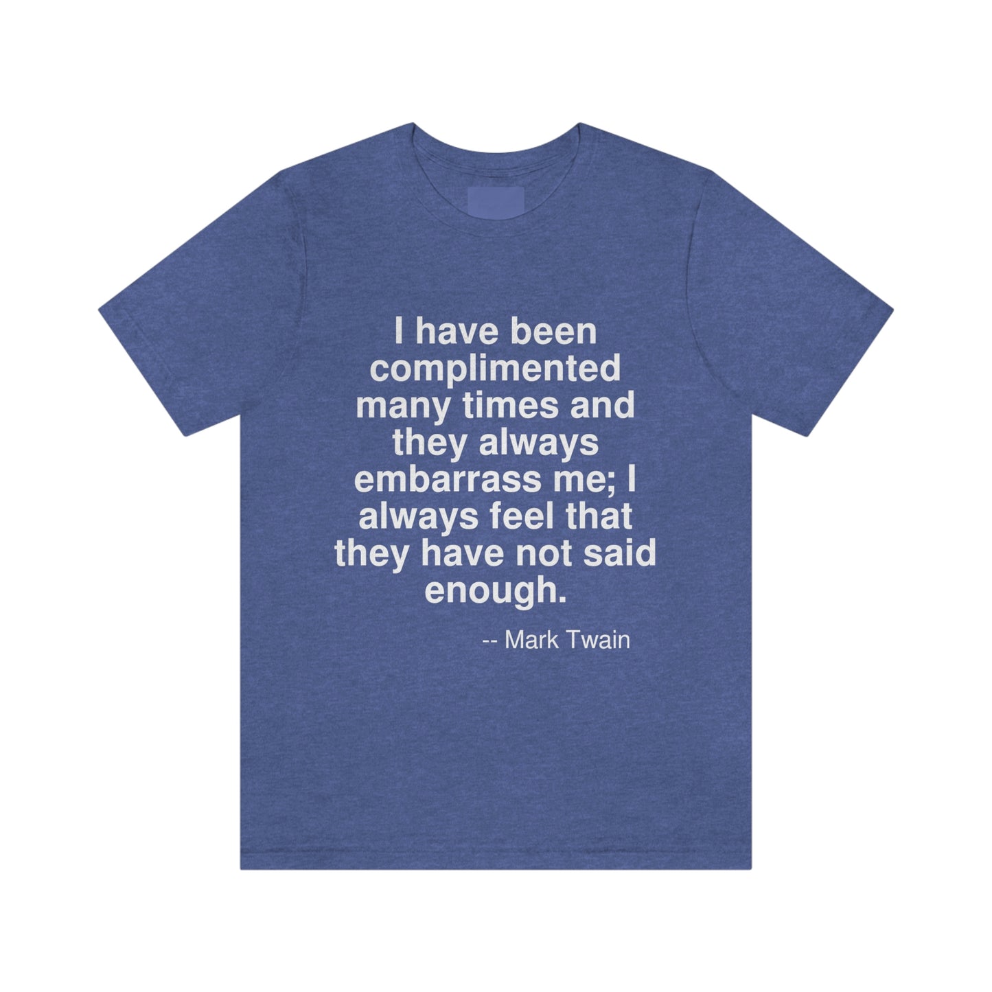 Twain Complimented Aa adult t-shirt