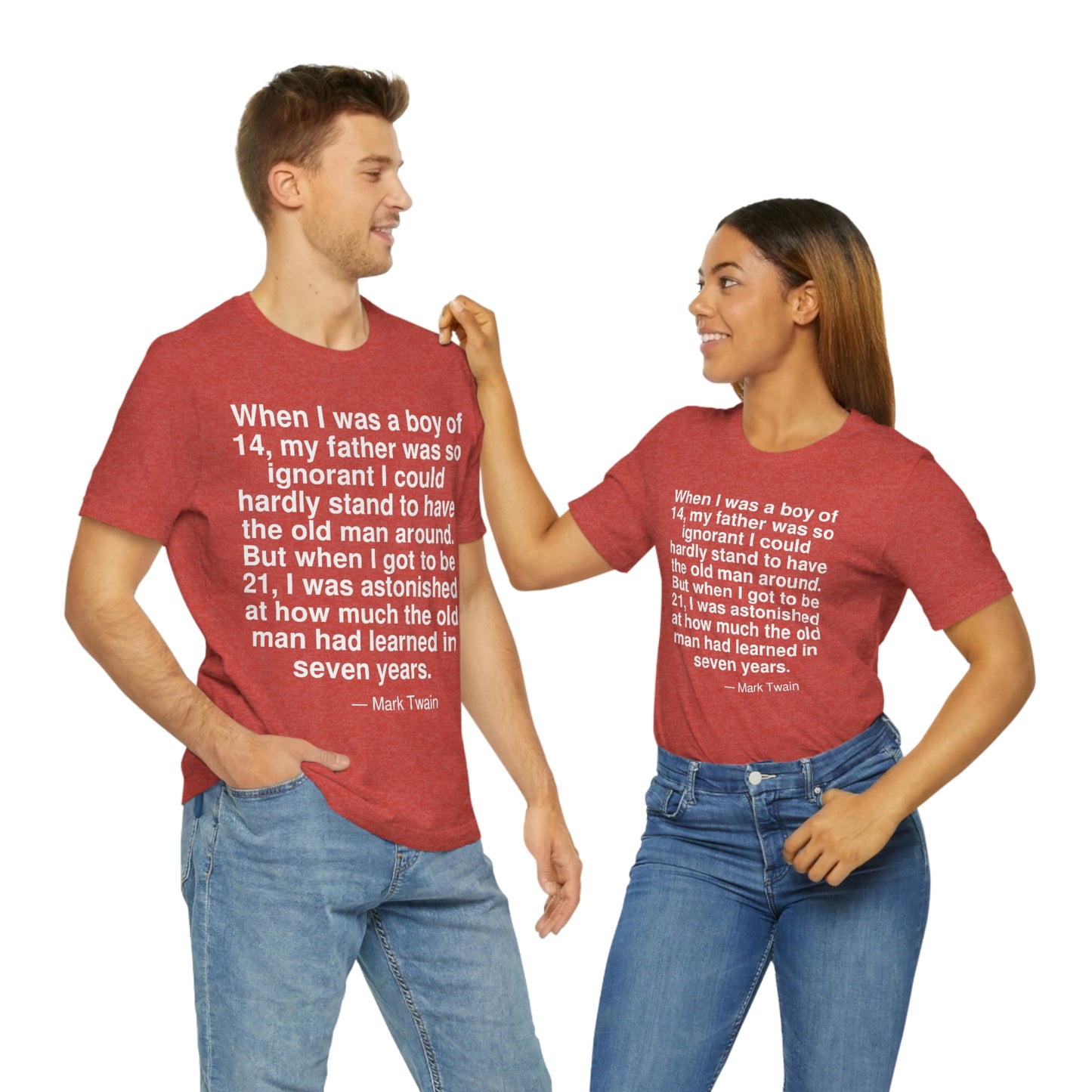 Twain Father Aa adult t-shirt