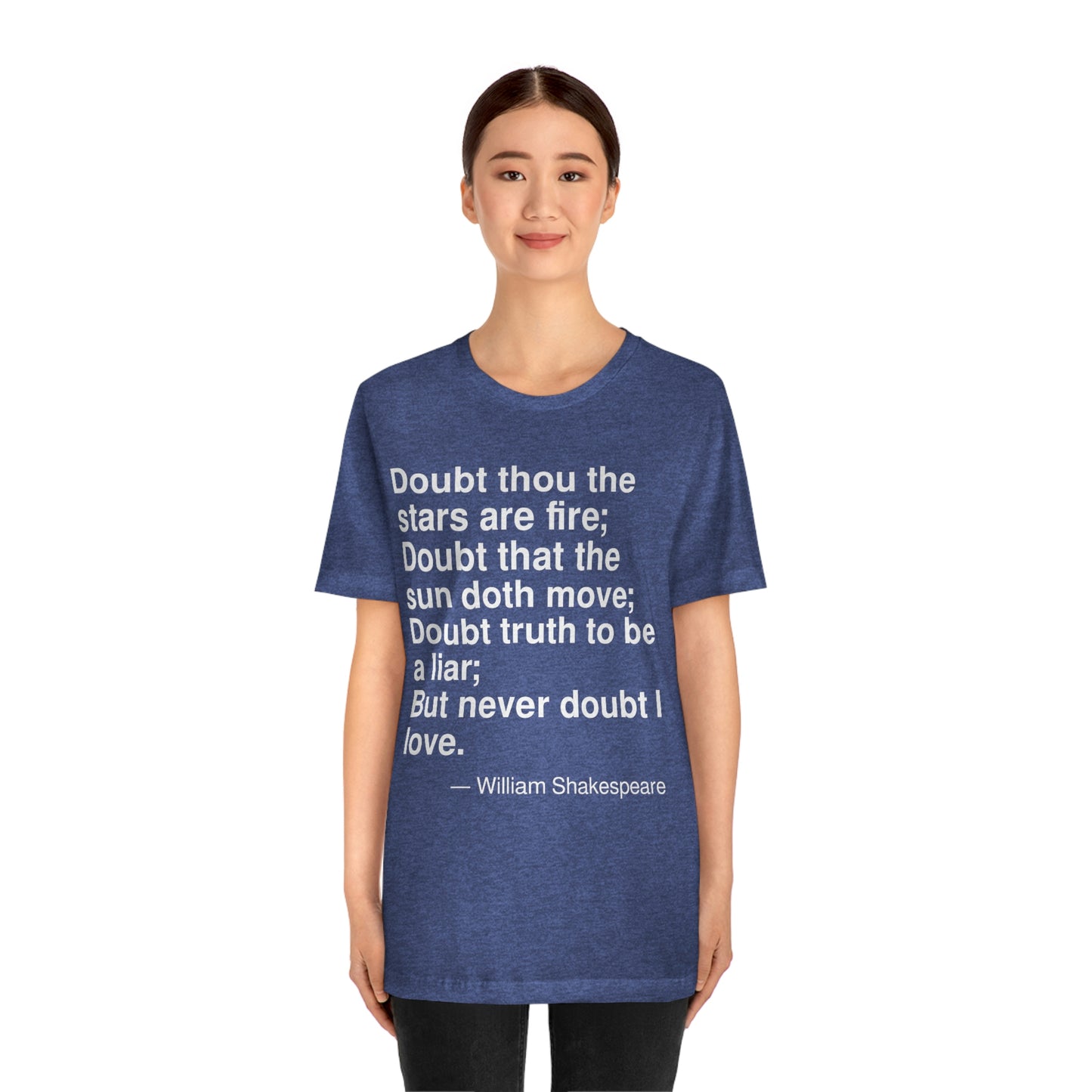 Shakespeare Doubt Aa adult t-shirt