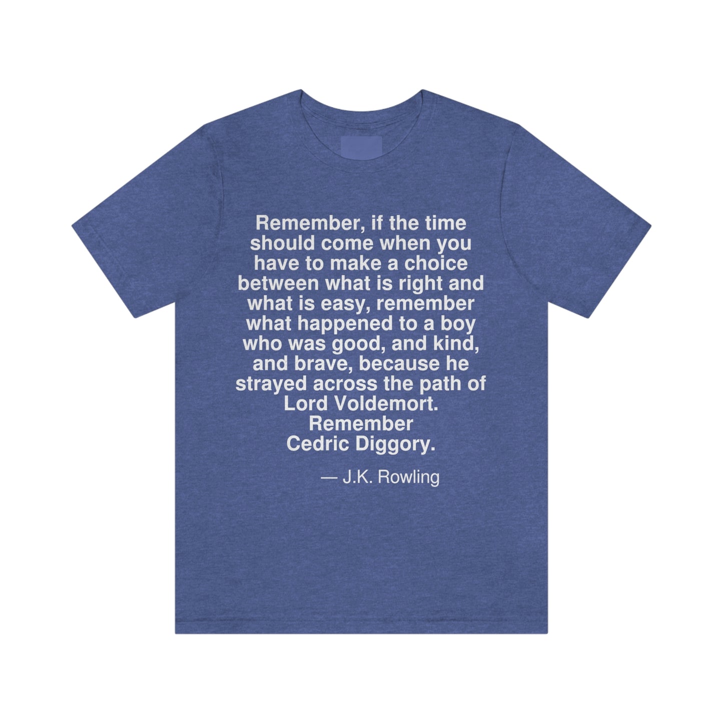 Rowling Cedric Aa adult t-shirt