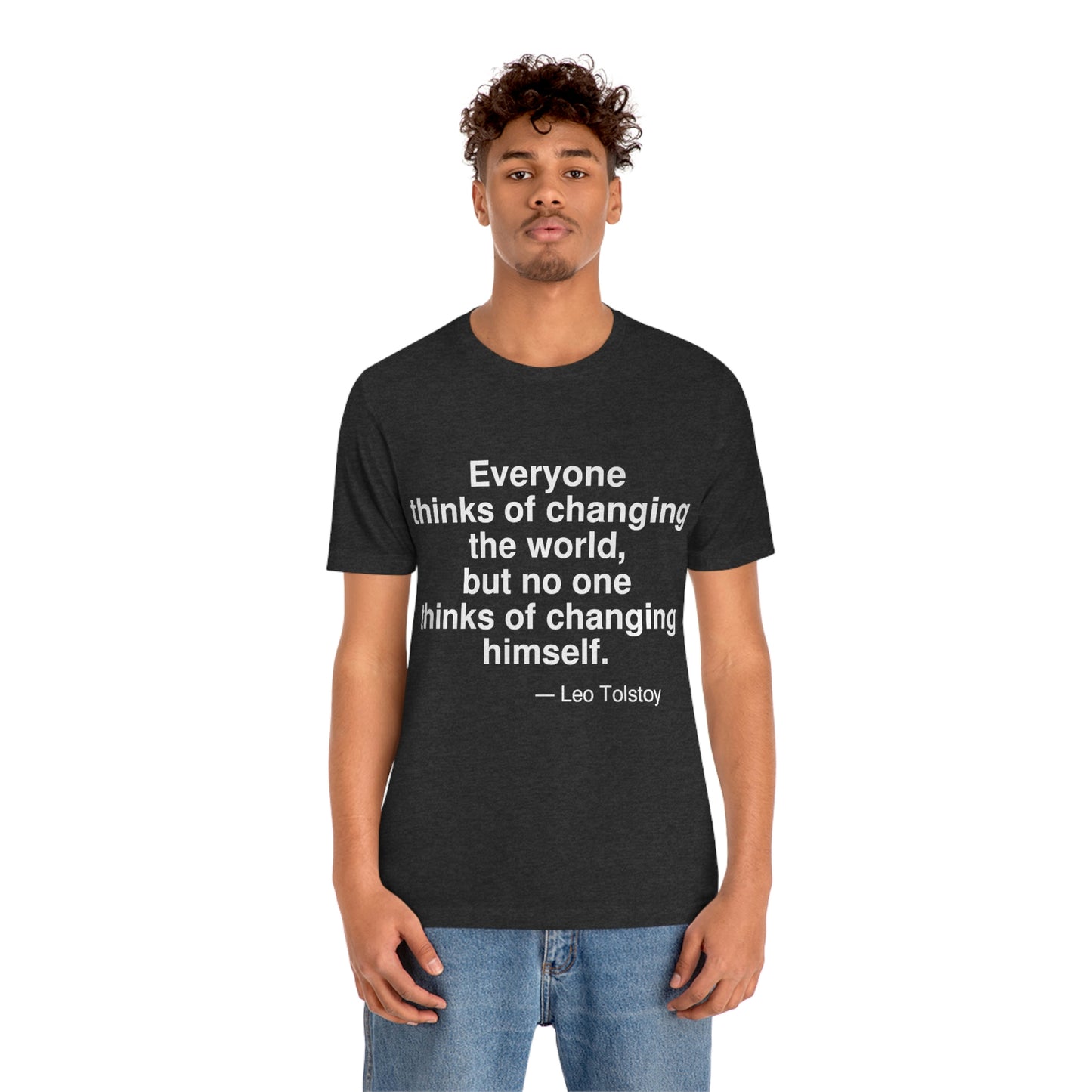 Tolstoy Changing Aa adult t-shirt