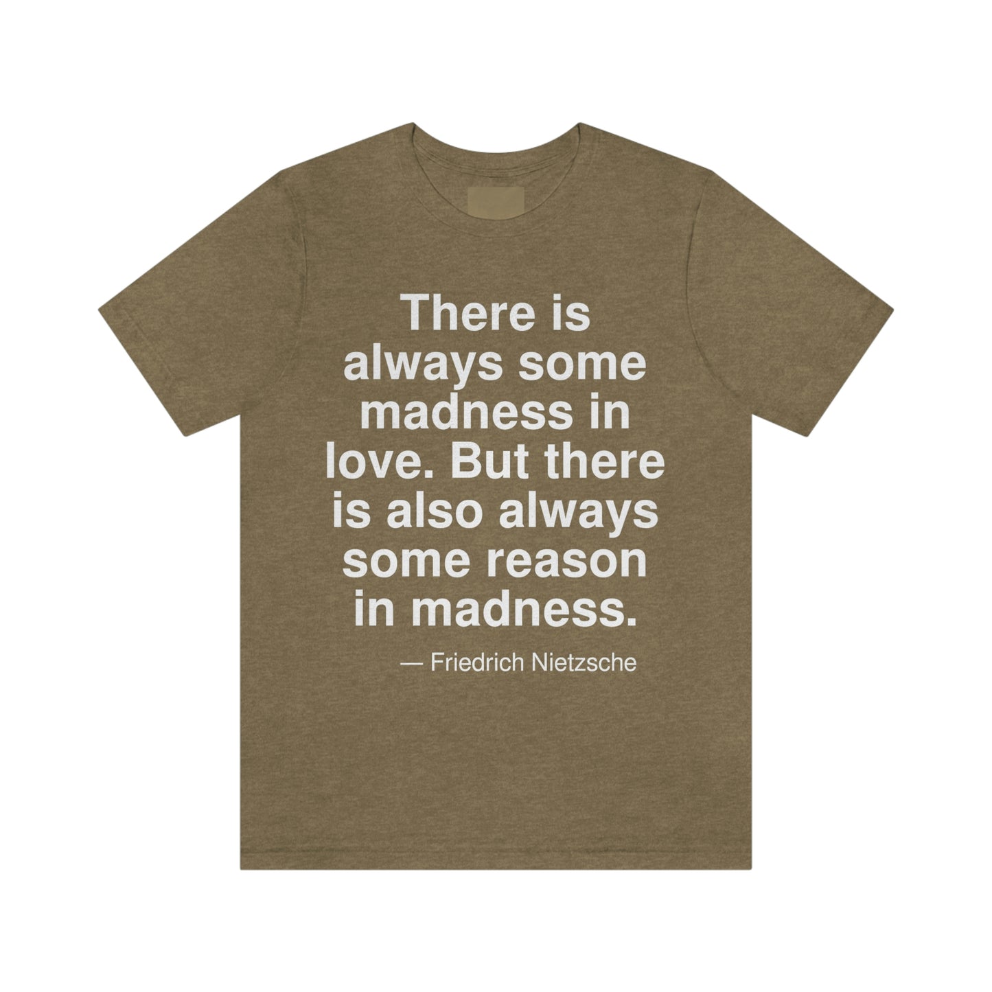 Nietzsche Madness Aa adult t-shirt