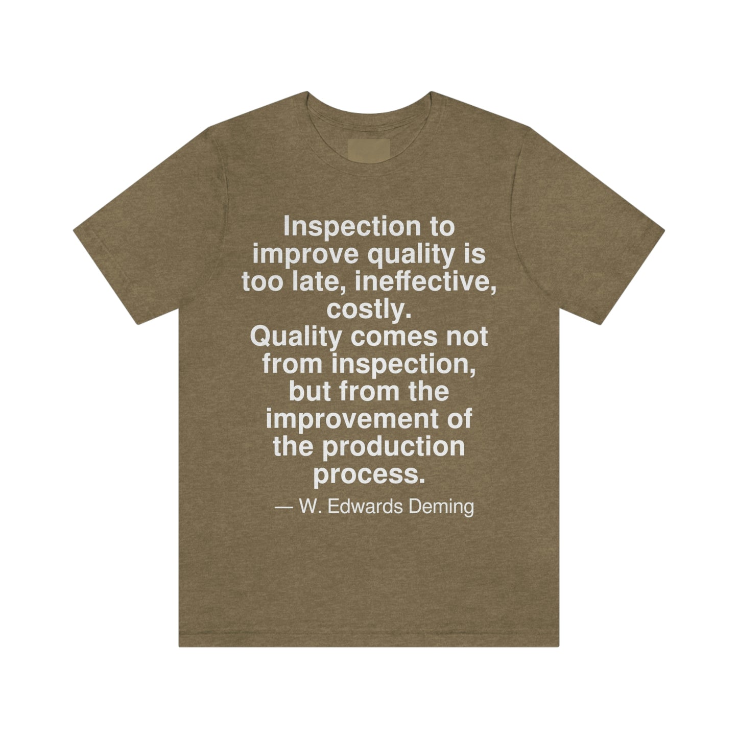 Deming Inspection Aa adult t-shirt