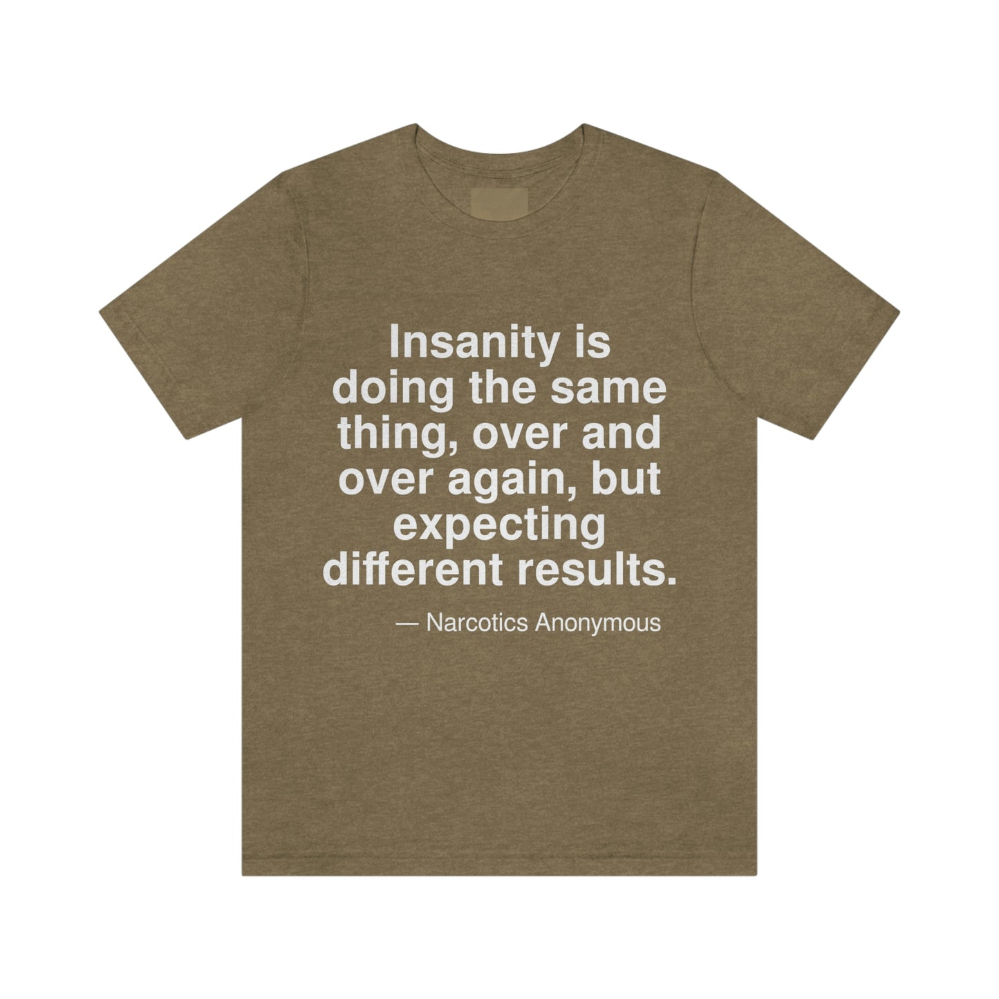 NA Insanity Aa adult t-shirt