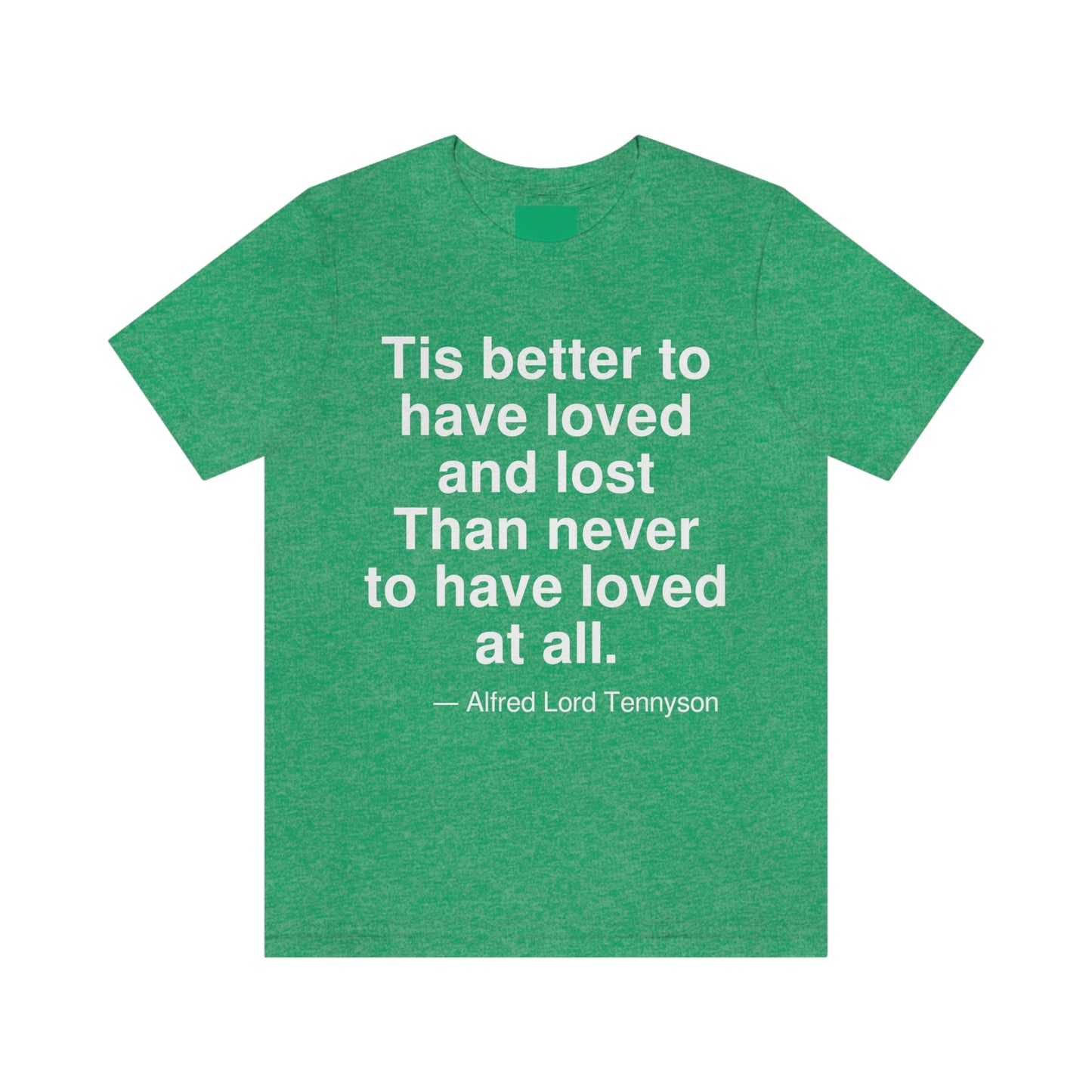 Tennyson Loved Aa adult t-shirt