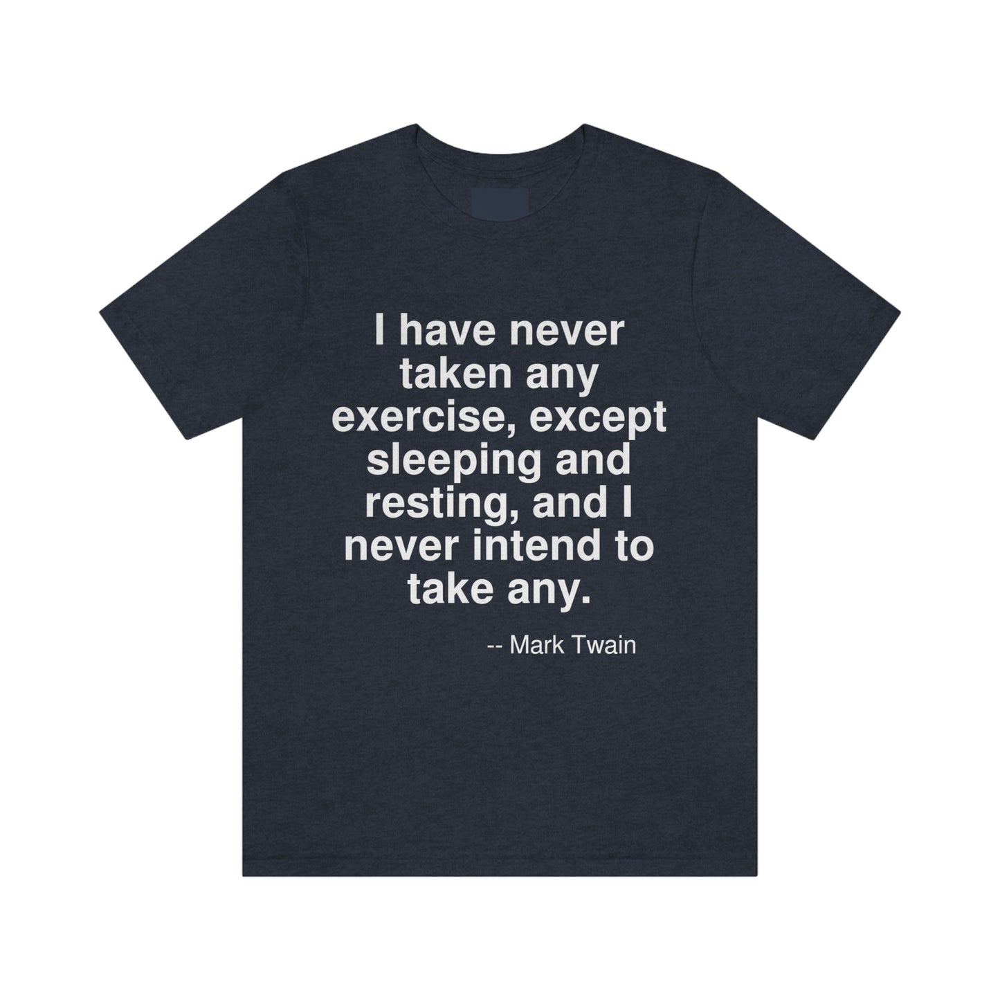 Twain Exercise Aa adult t-shirt