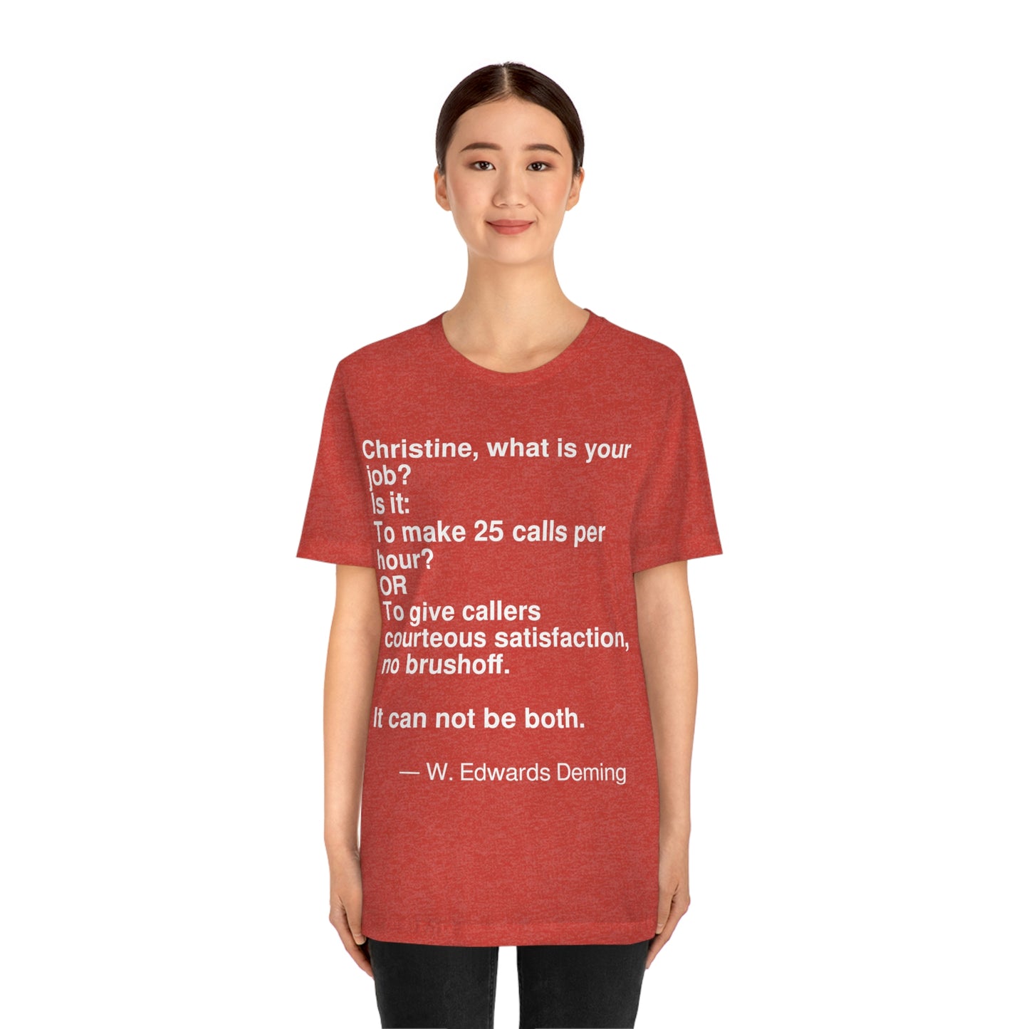 Deming Job Aa adult t-shirt