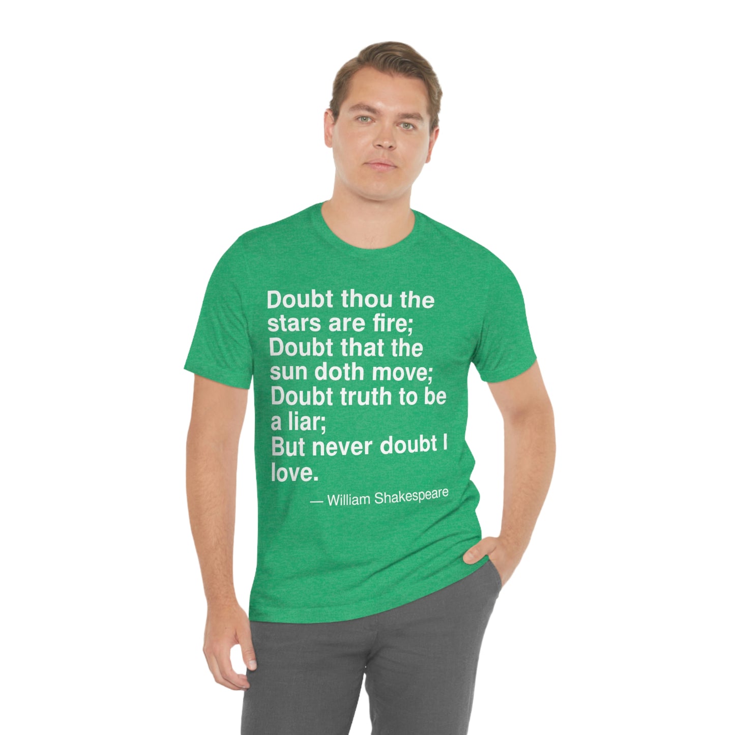 Shakespeare Doubt Aa adult t-shirt