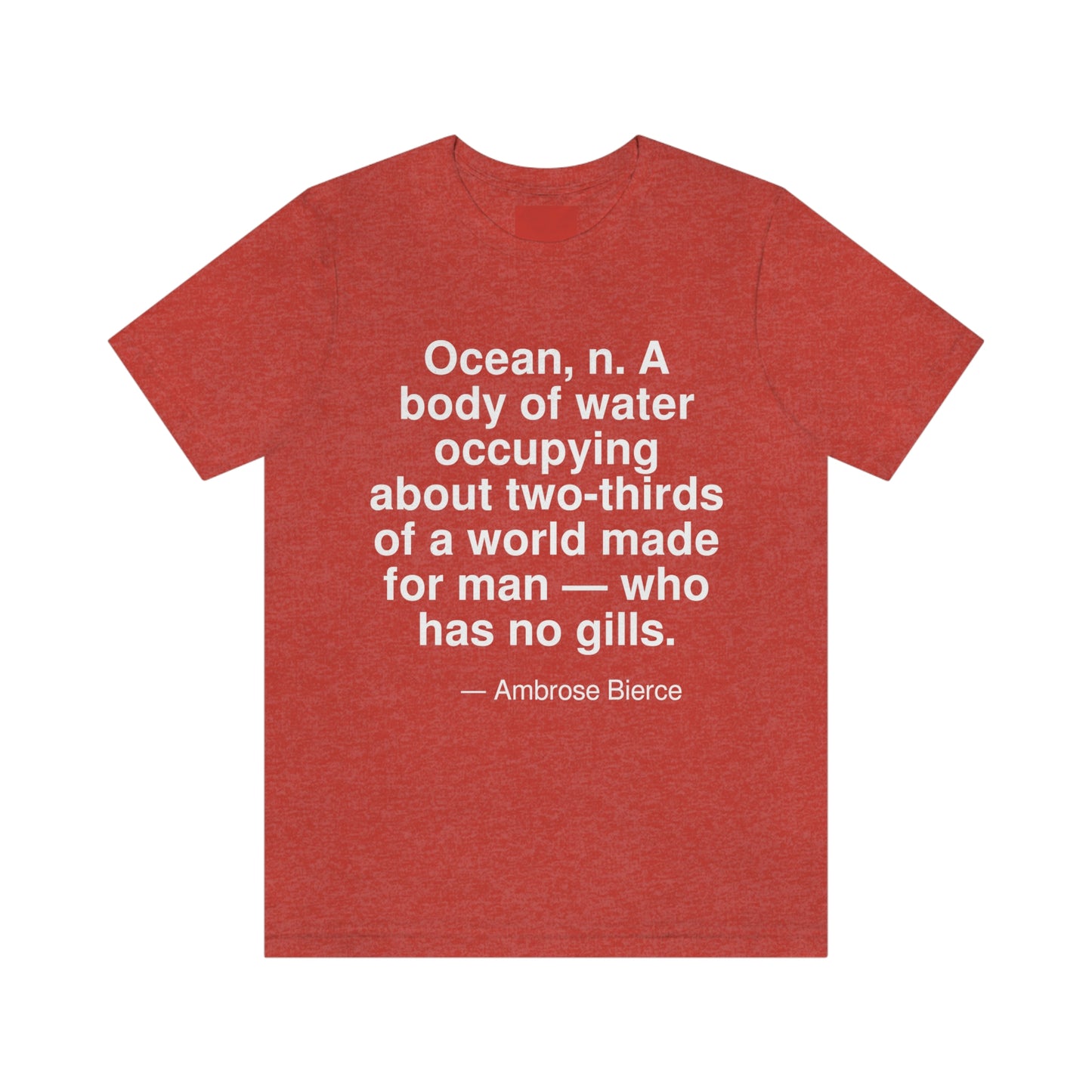 Bierce Ocean Aa adult t-shirt