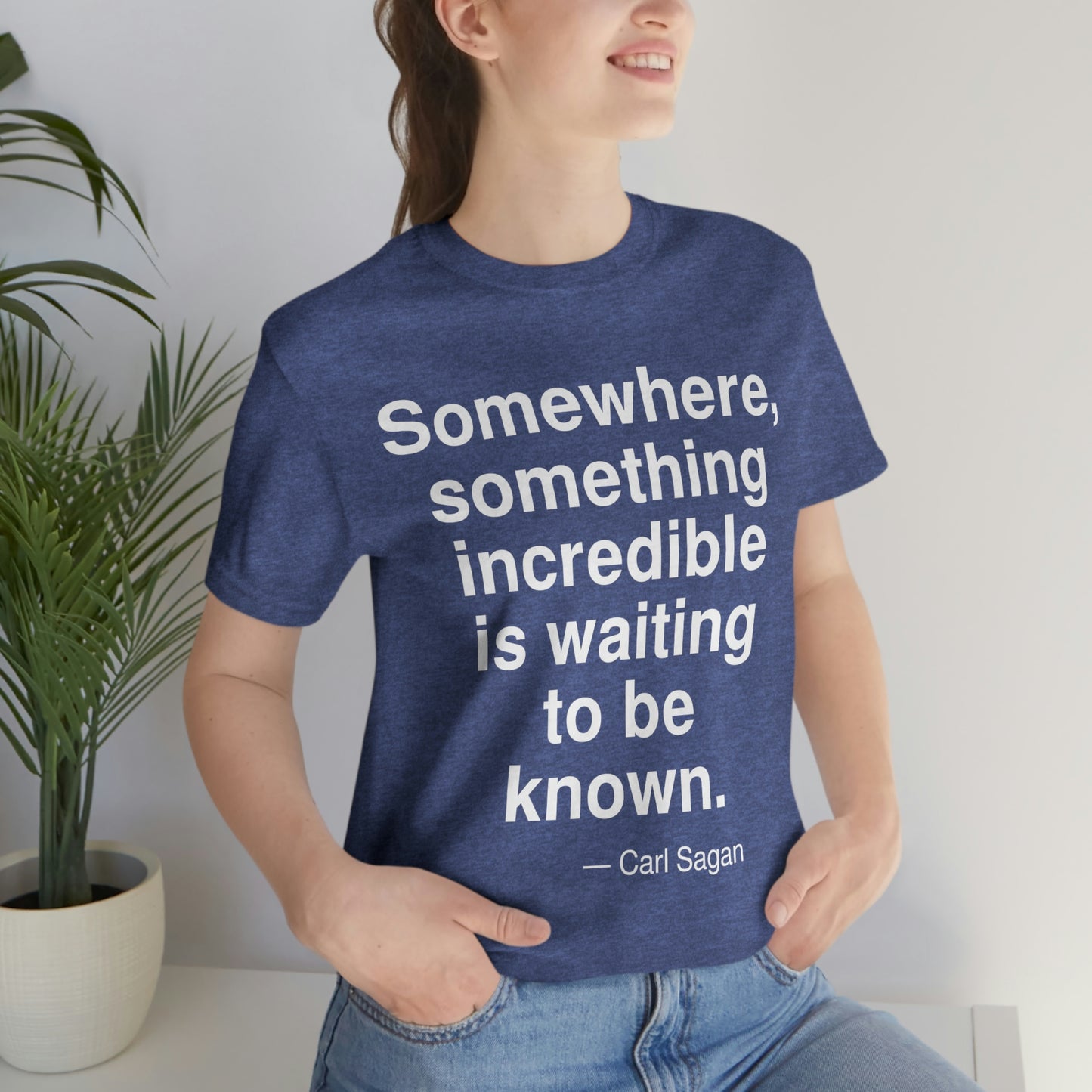 Sagan Known Aa adult t-shirt