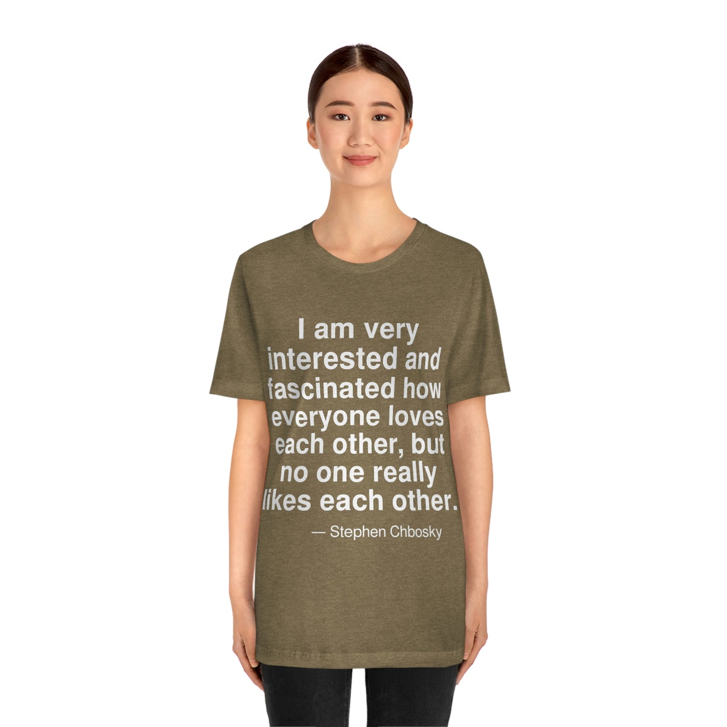 Chbosky Interested Aa adult t-shirt