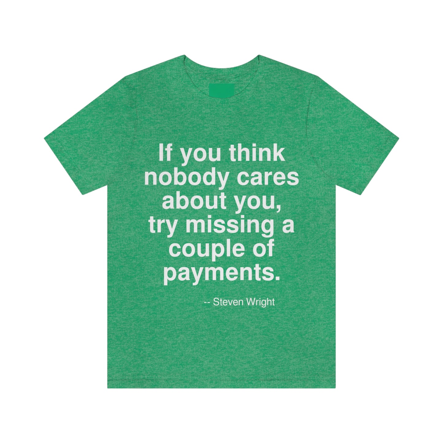 Wright Payments Aa adult t-shirt