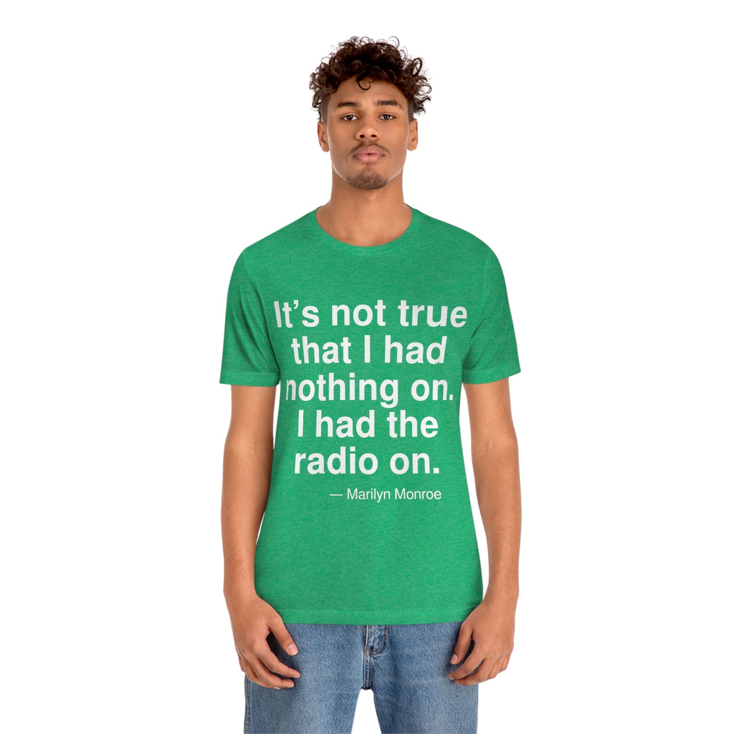 Monroe Radio Aa adult t-shirt