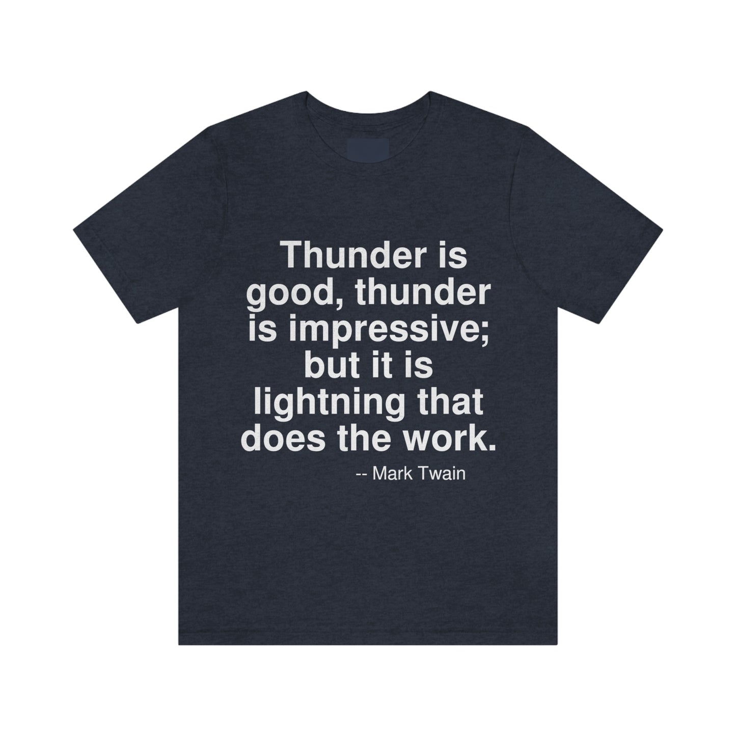 Twain Thunder Aa adult t-shirt